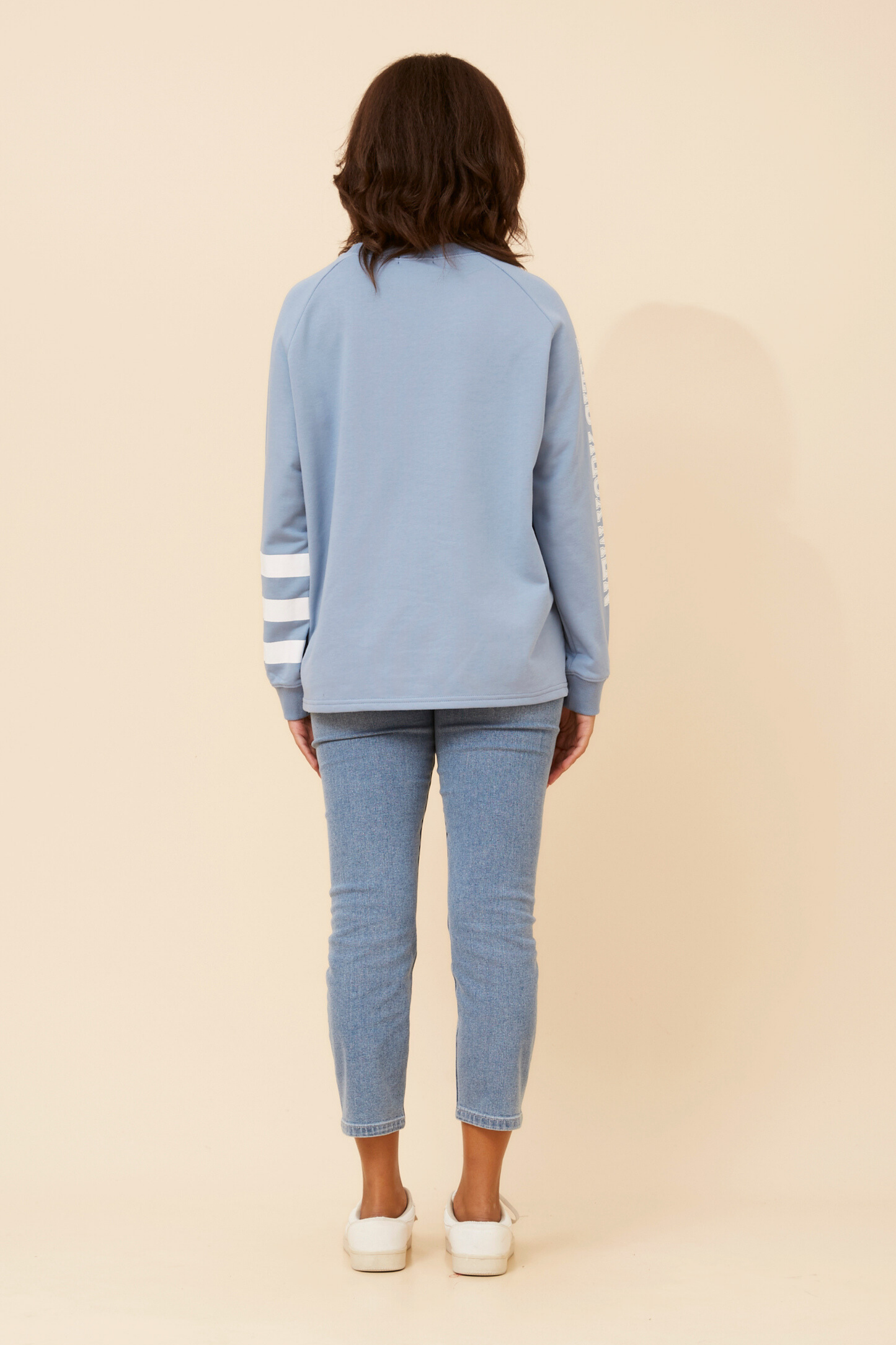 NYC Graphic Print Fleece T516348 Blue Jeans