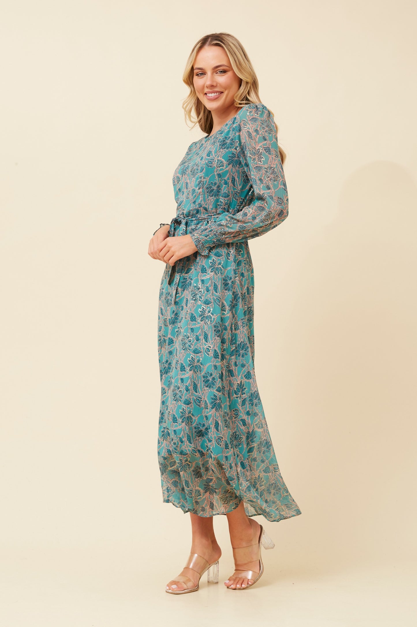 Joy Printed Maxi Dress