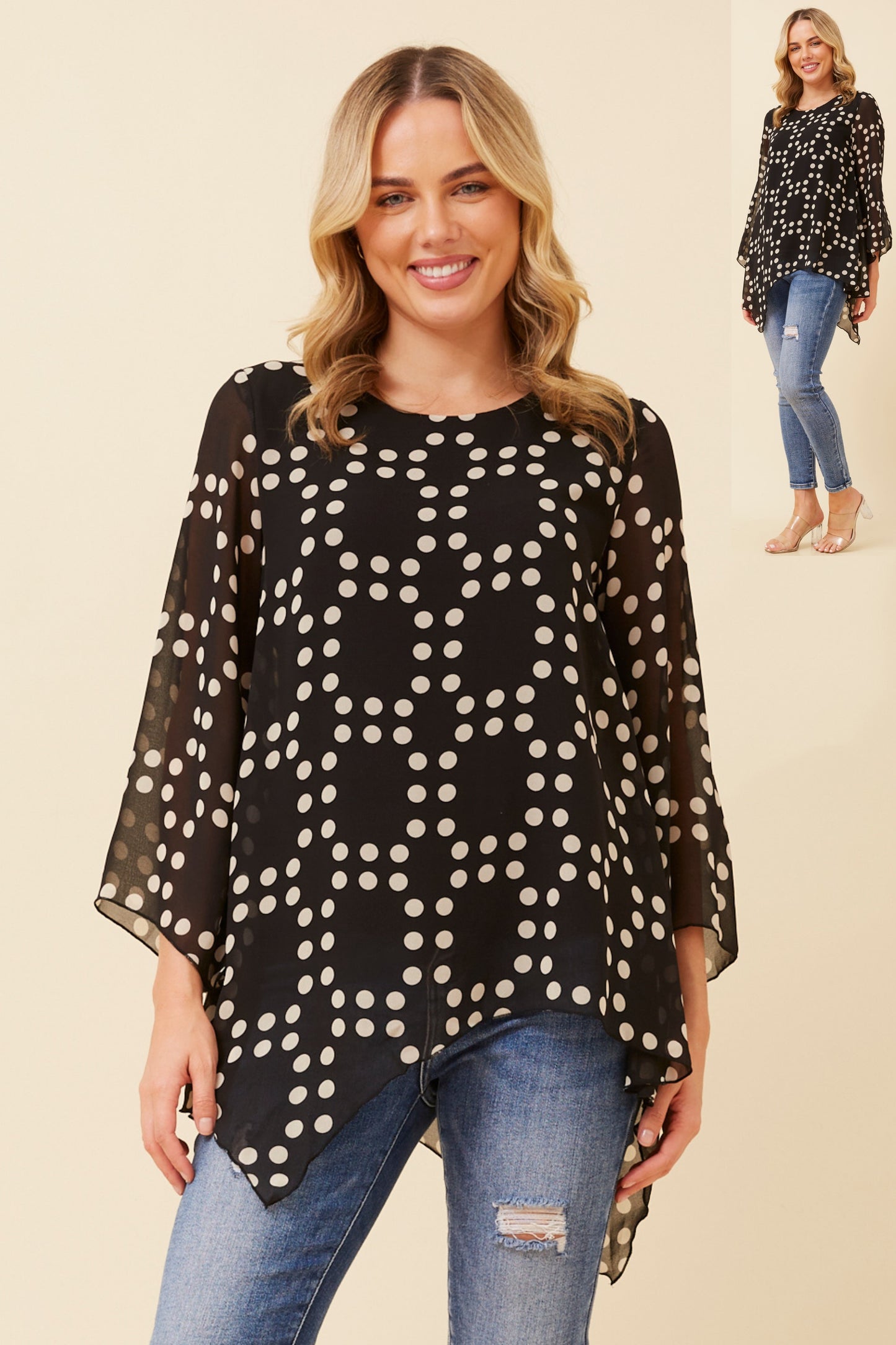 Dree Polka Dot Printed T734105