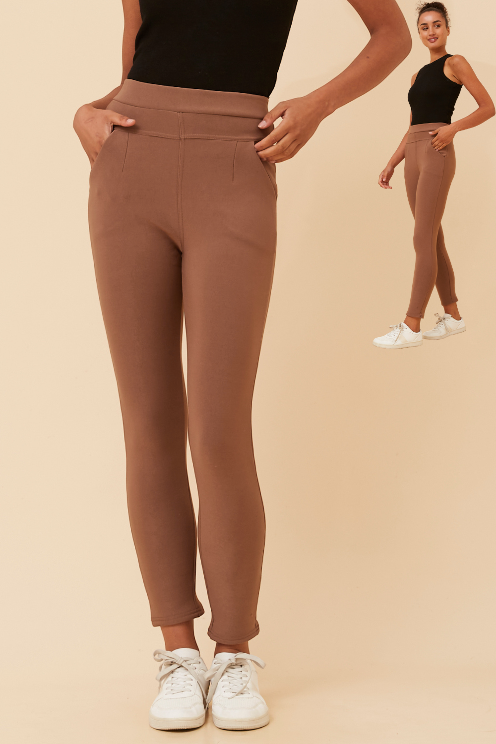 Fleece Leggings Taupe LG515679