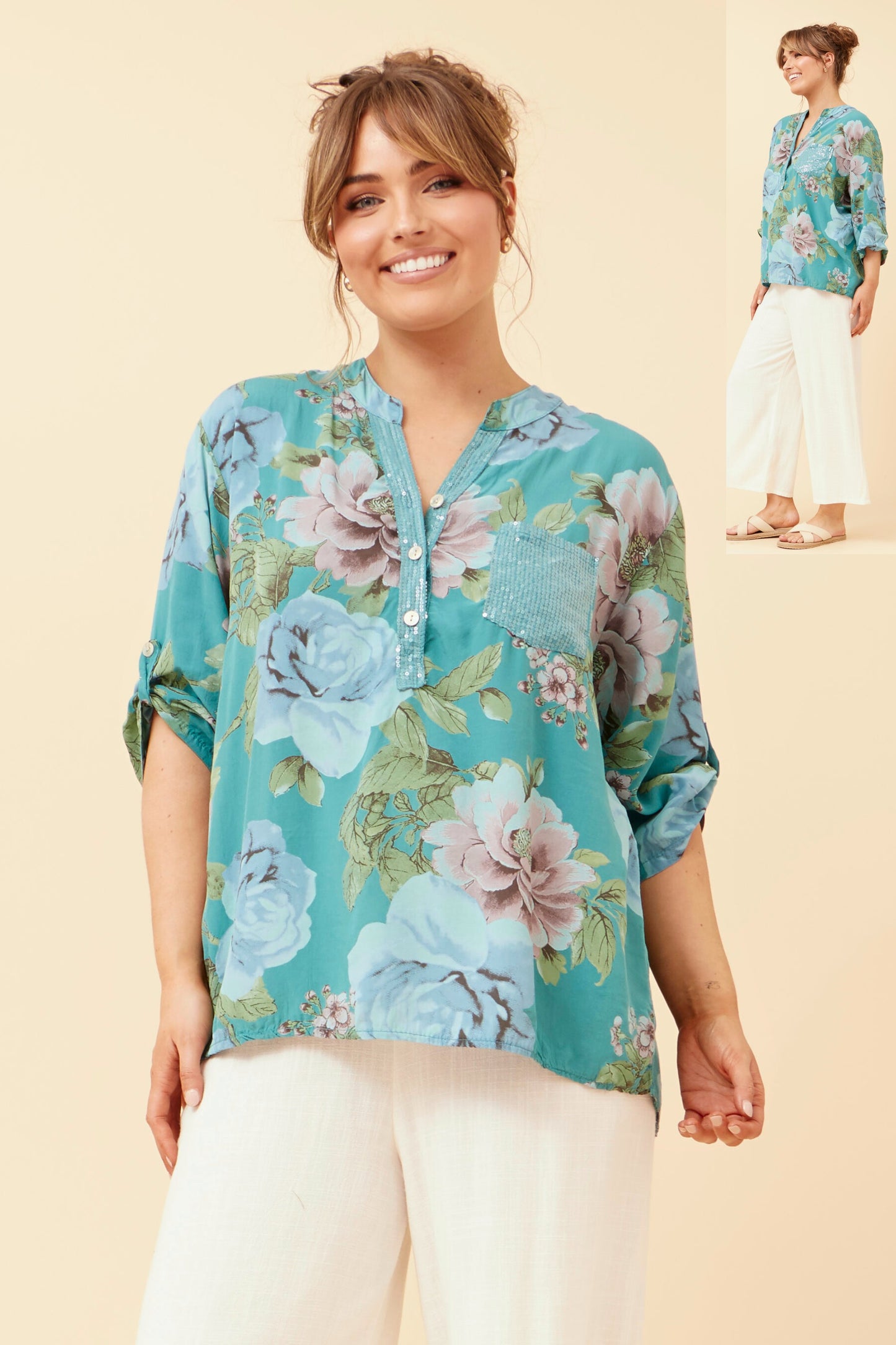 Aura Italian Floral Top