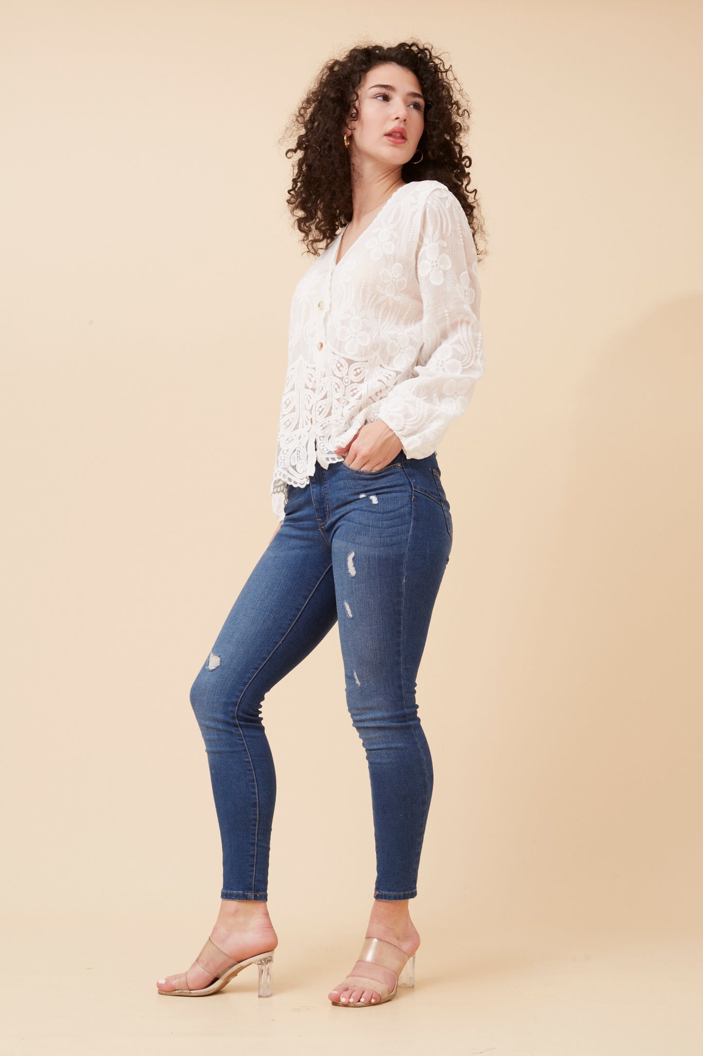 Boho Lace Blouse T734705