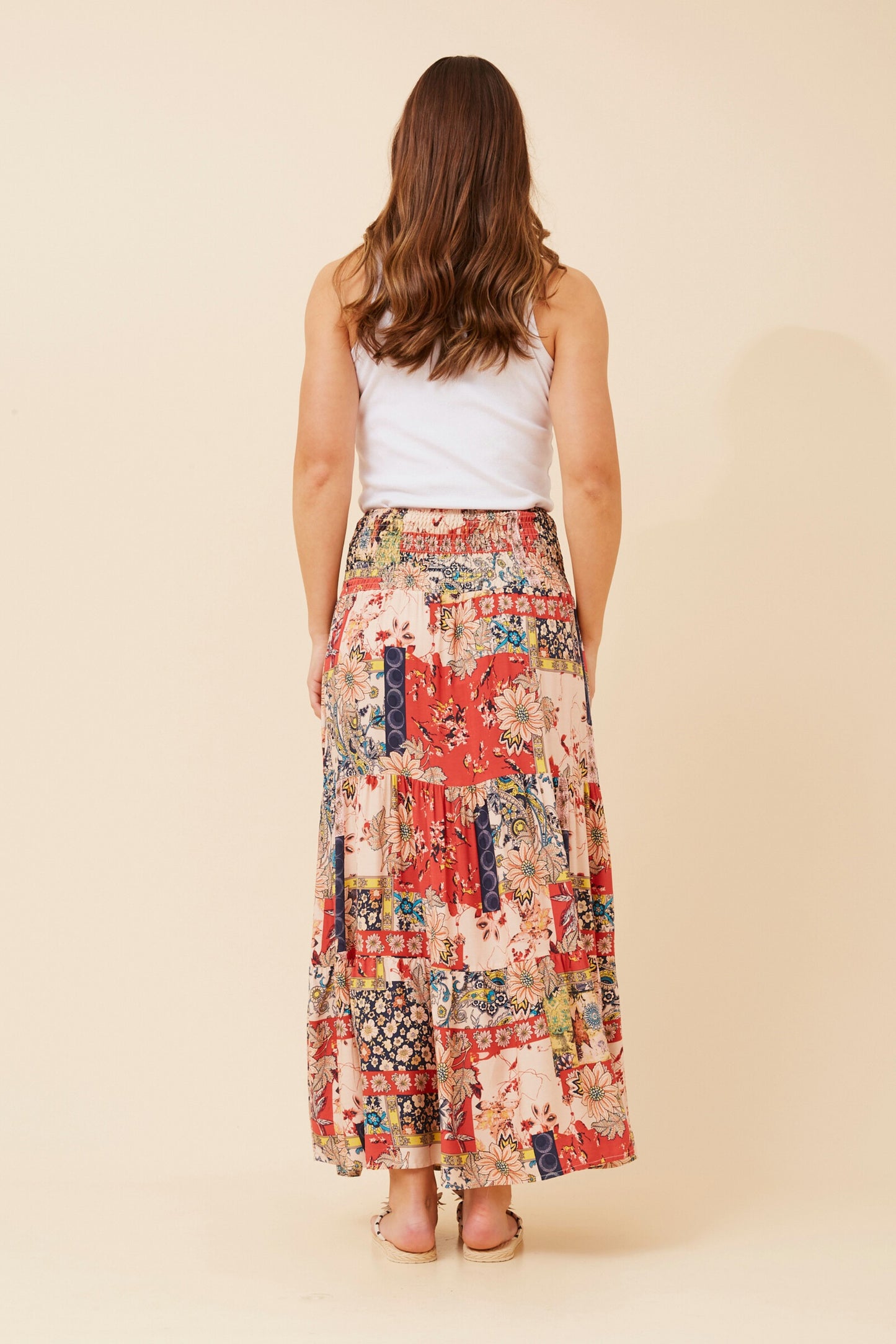 Samantha Floral Maxi Skirt - S734509