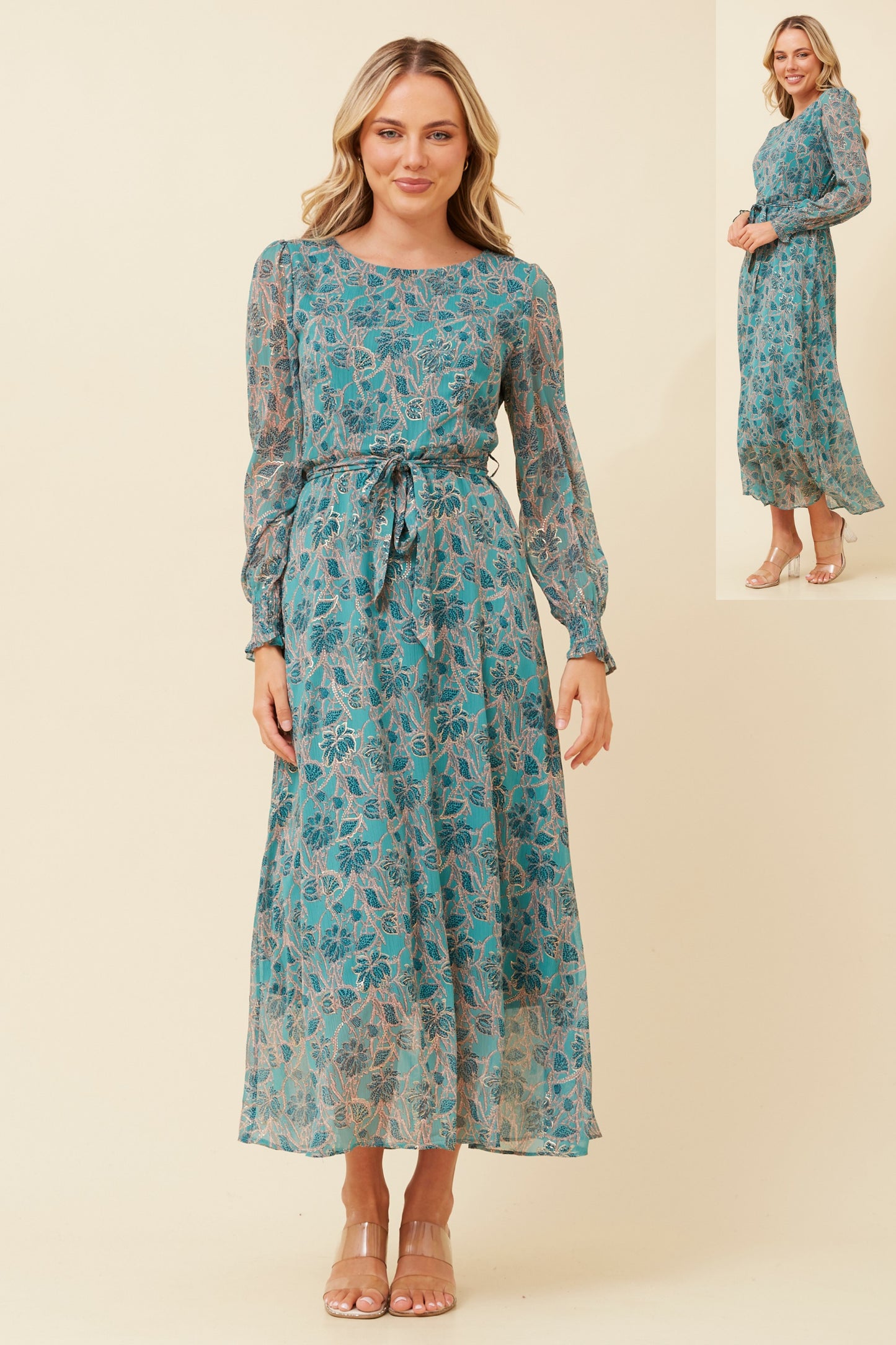 Joy Printed Maxi Dress