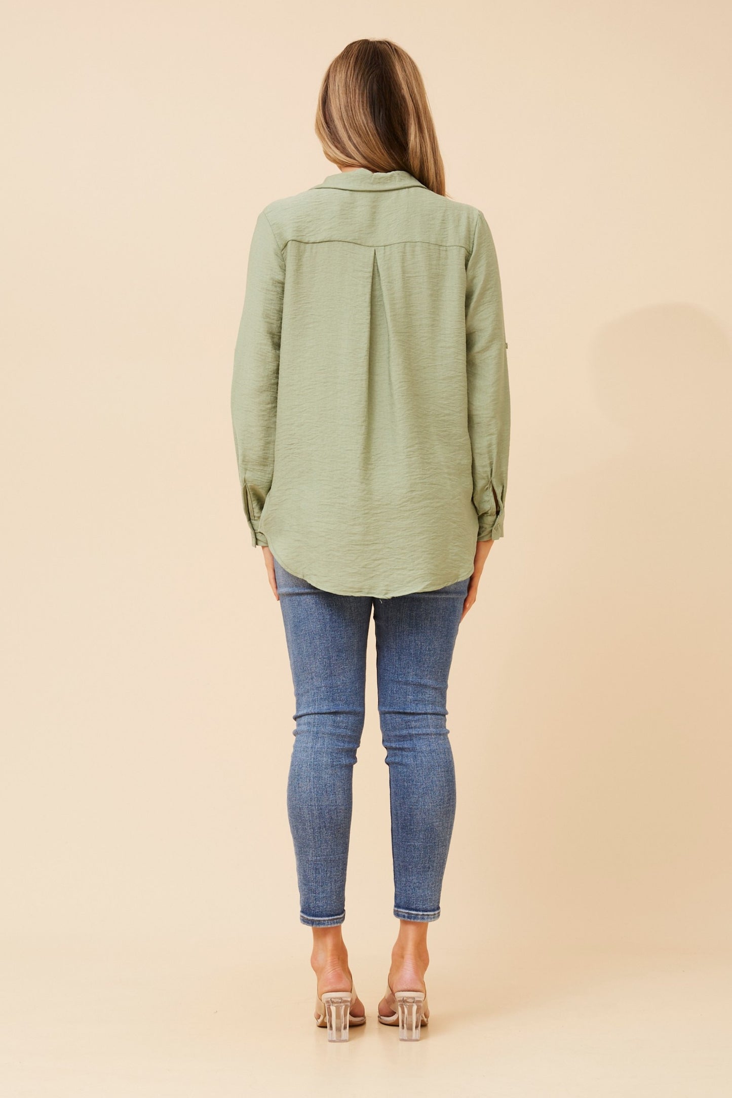 Eboni Shirt Blouse T735074 Sage