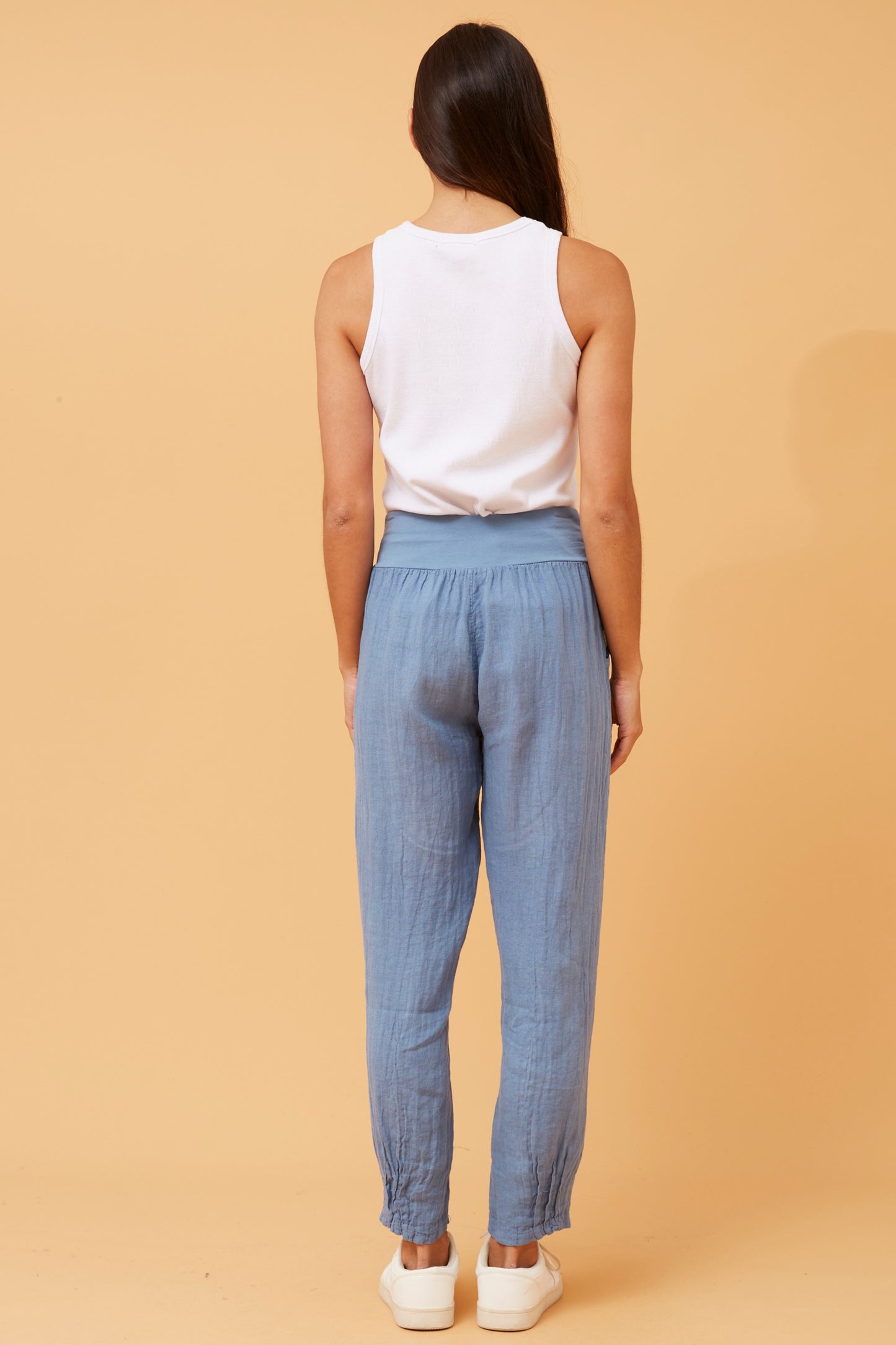 Linen Italian Pant P516694 Denim