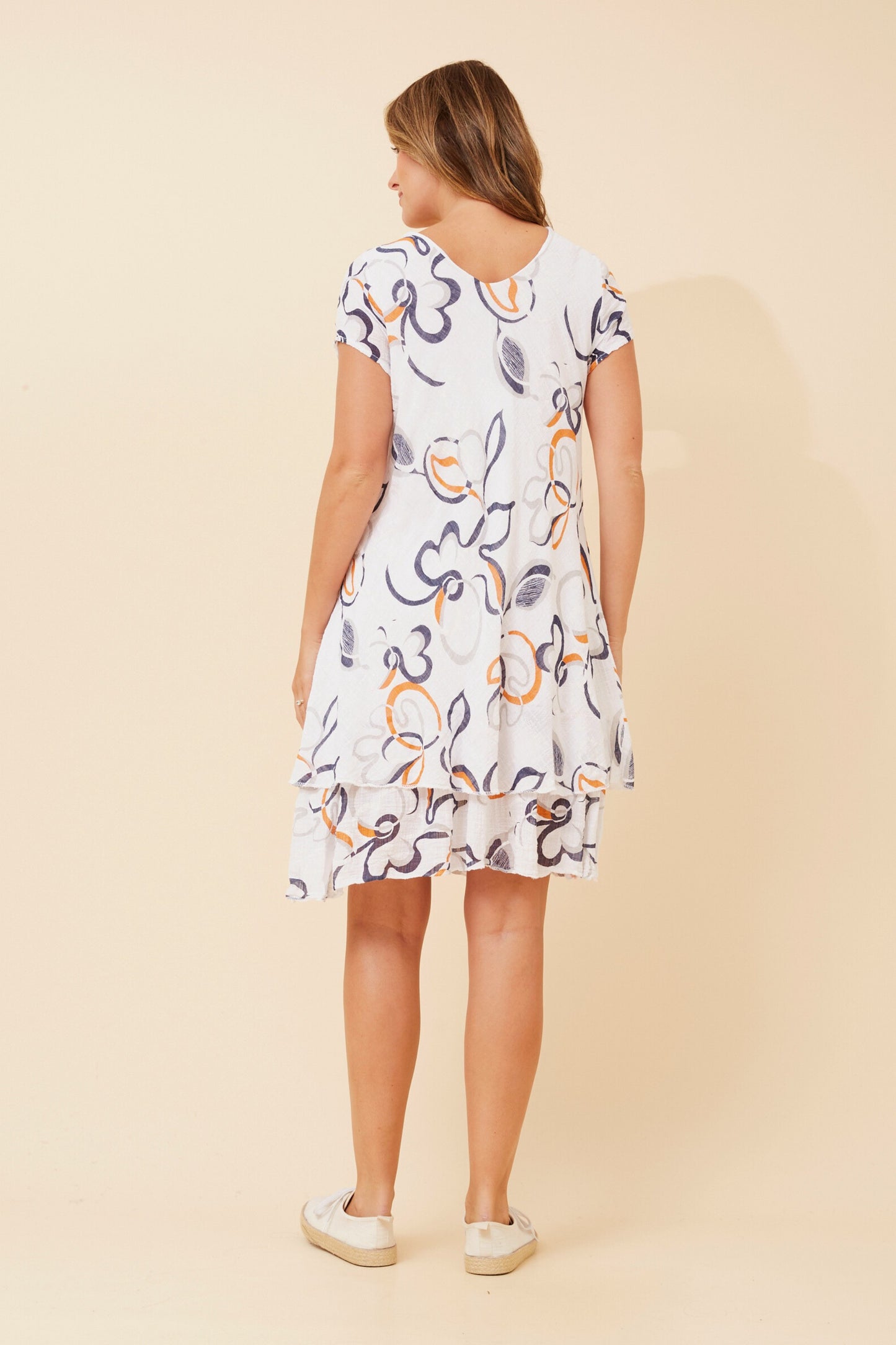 Maddie Double Layer Floral Dress D515486