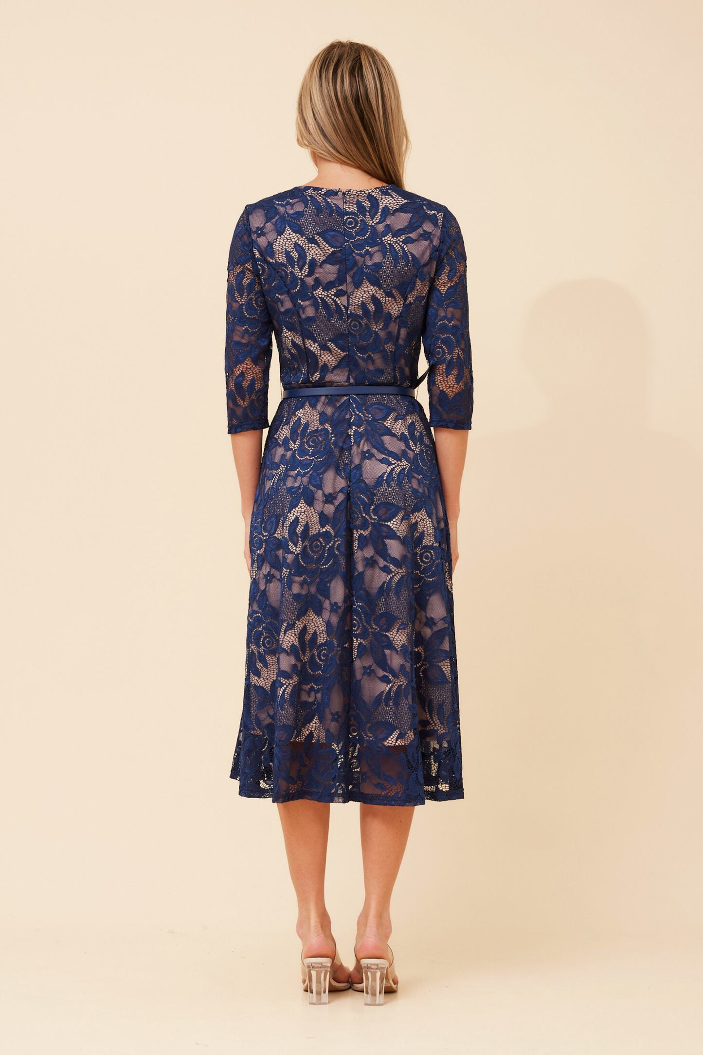 Remi Lace Party Dress D735256 Navy