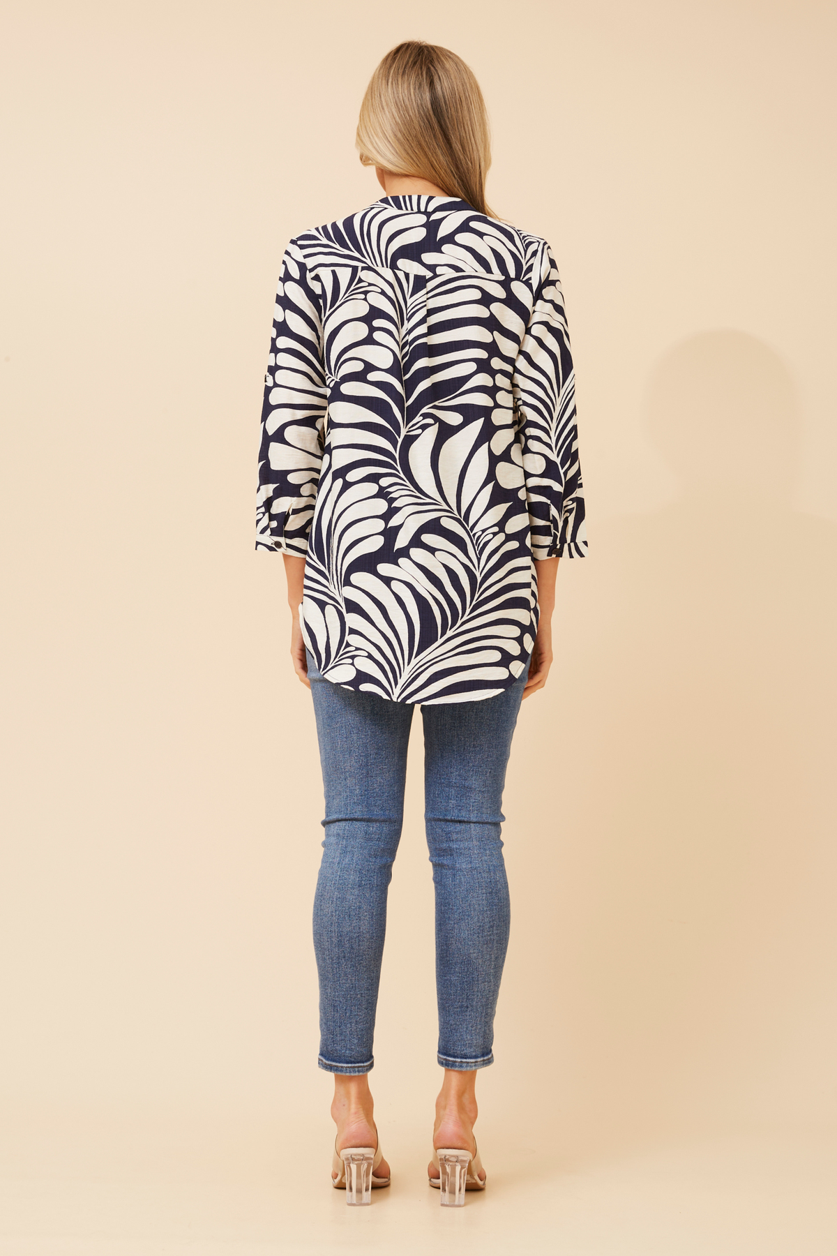 Nadia Blouse T526615 Navy