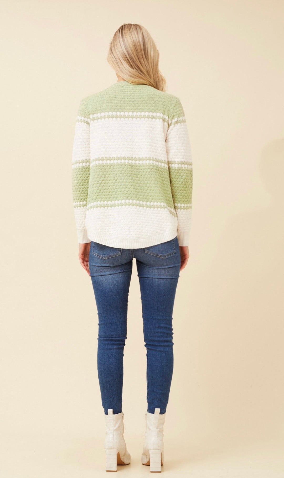 Juliette Stripe Printed Knit KP171740