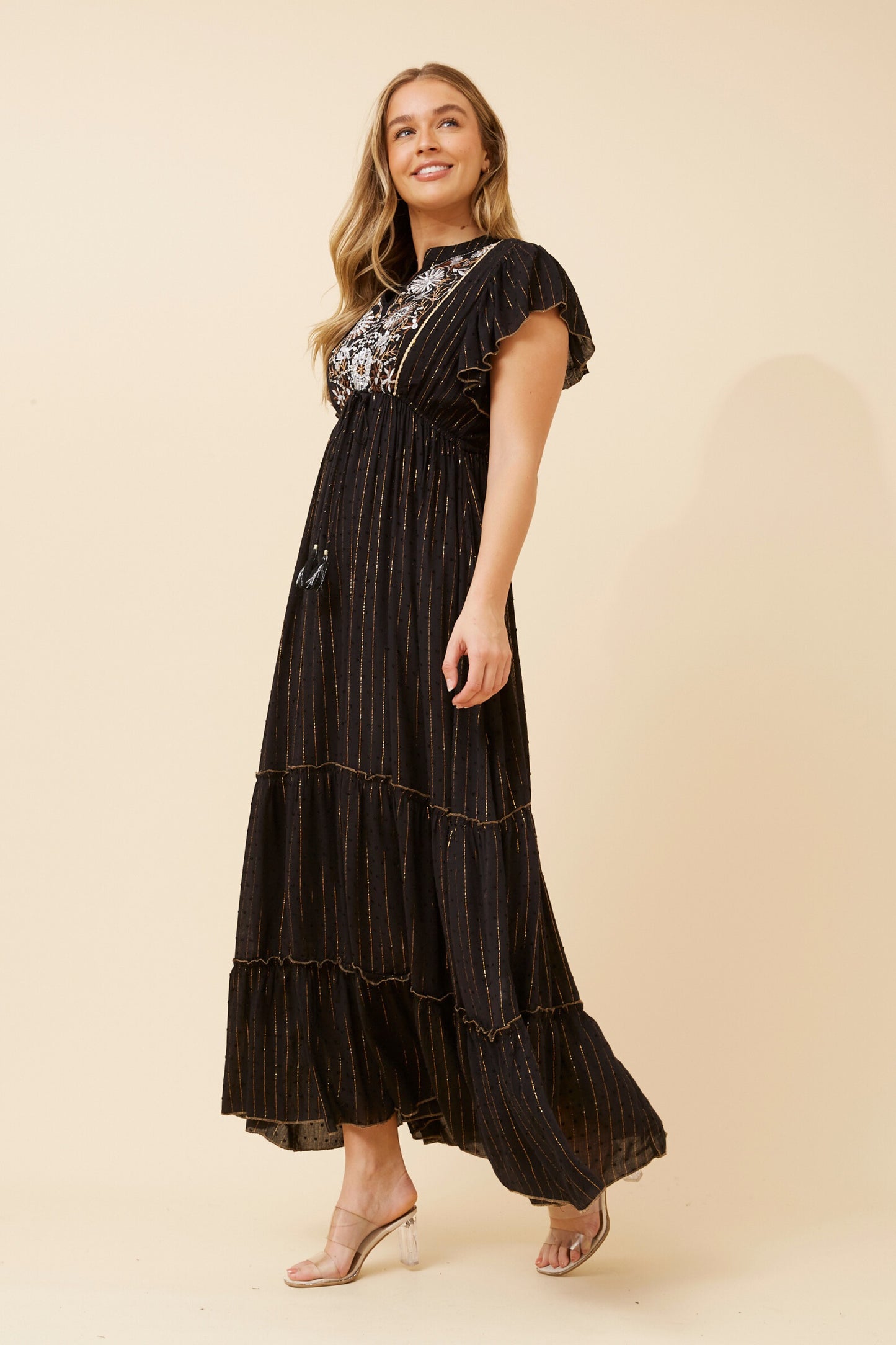 Reya Boho Maxi Dress D520541