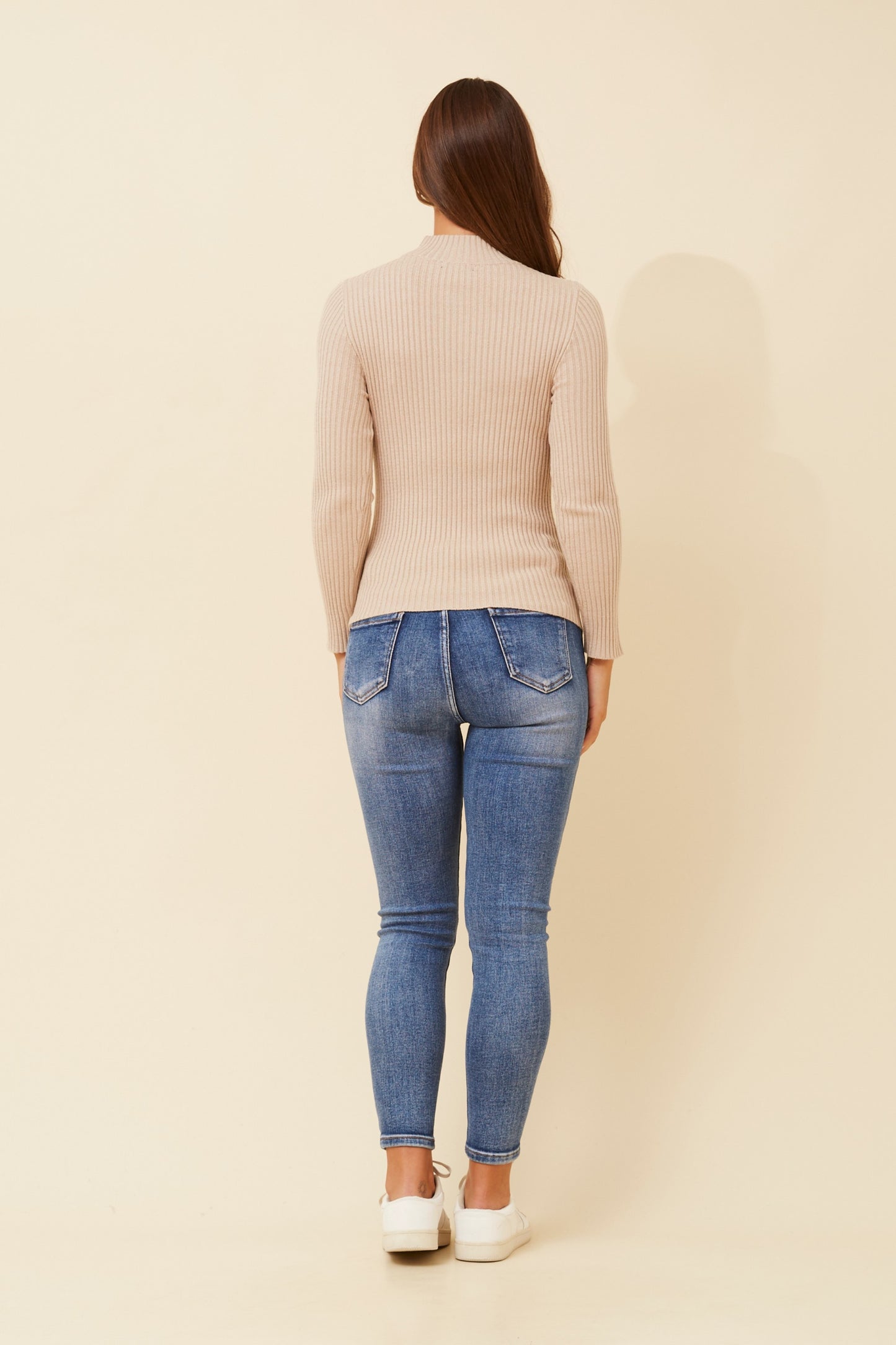 Alba Knit Jumper KP508787 Sand Sheet