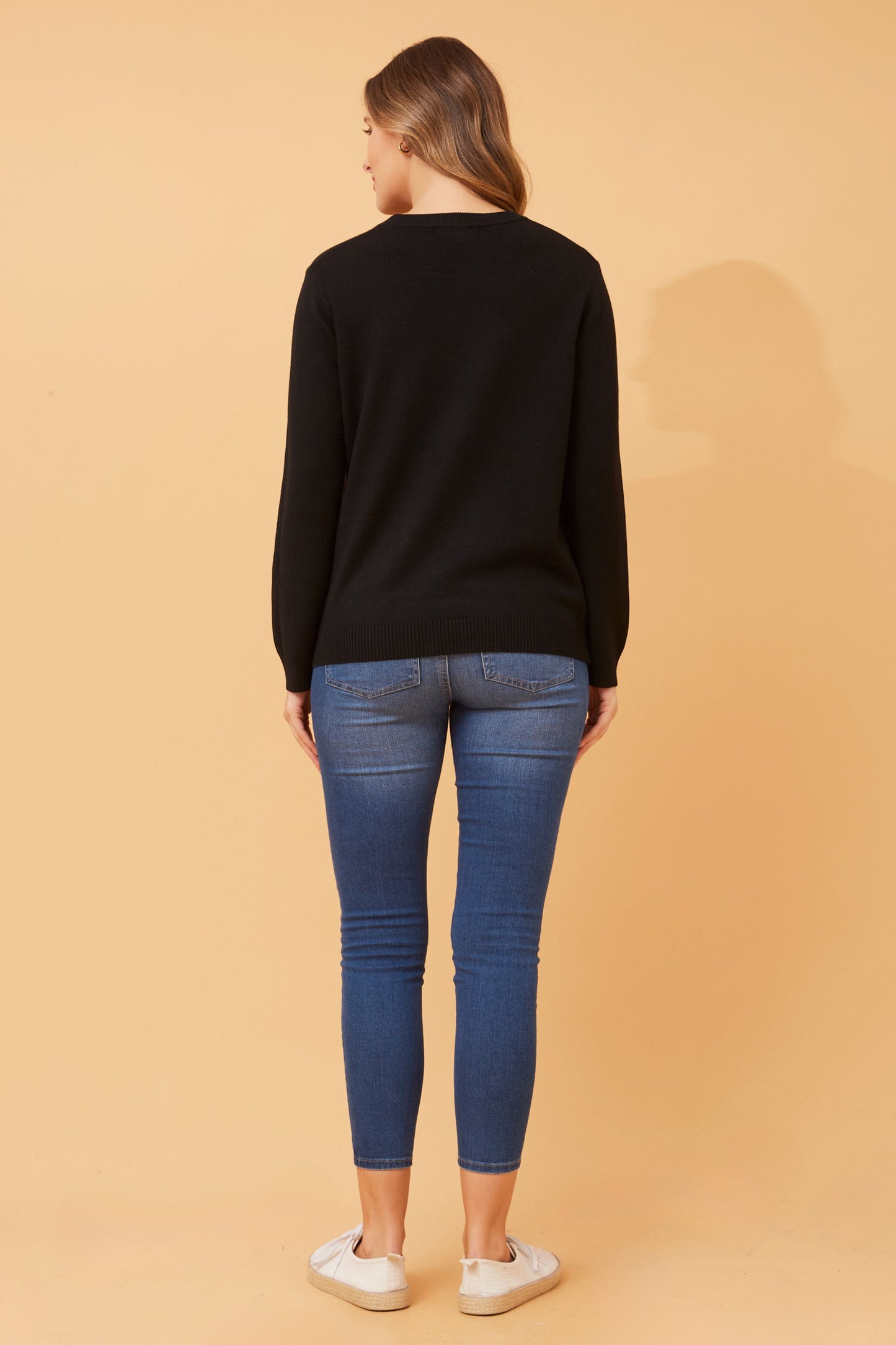 Angela Knit Jumper KP517808 - Black