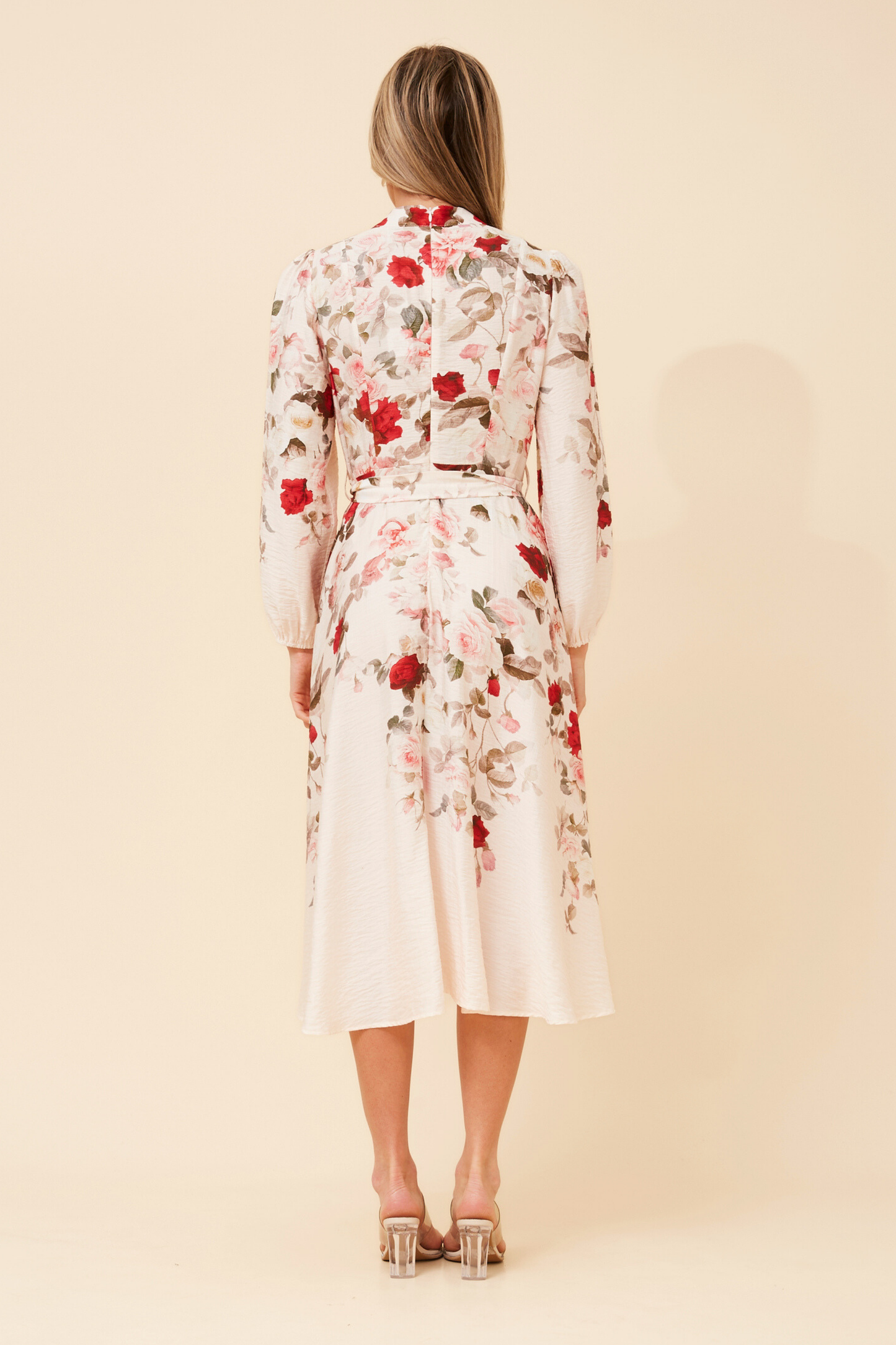 Estelle Floral Party Dress D735808 White