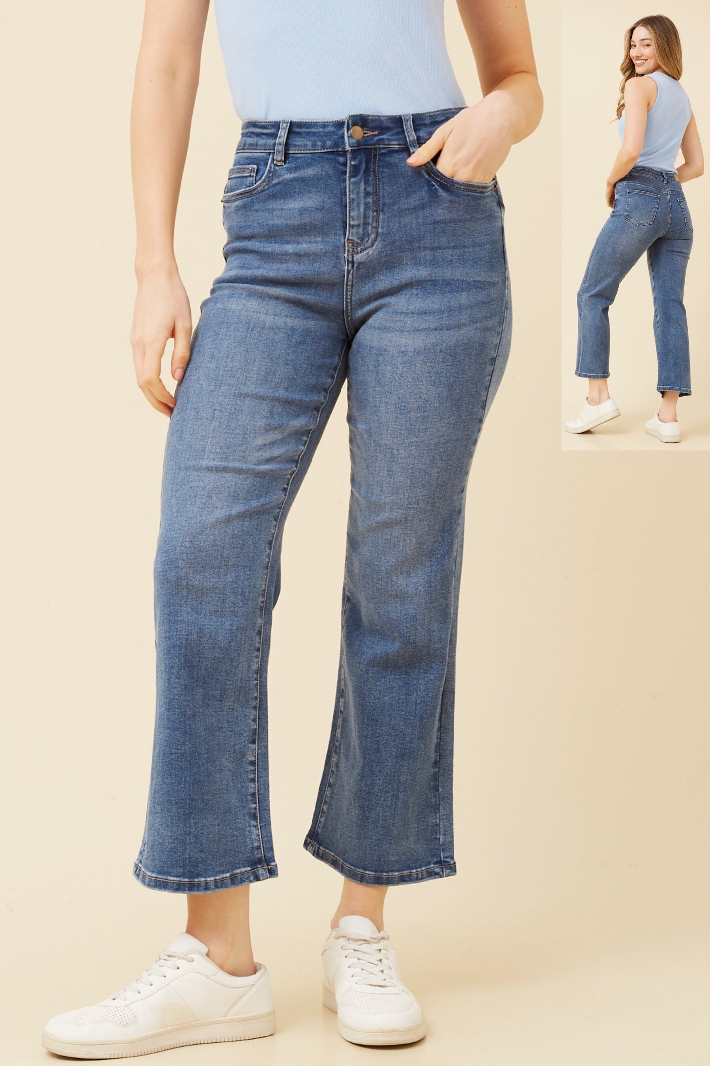 Straight Leg Denim Pant P731728