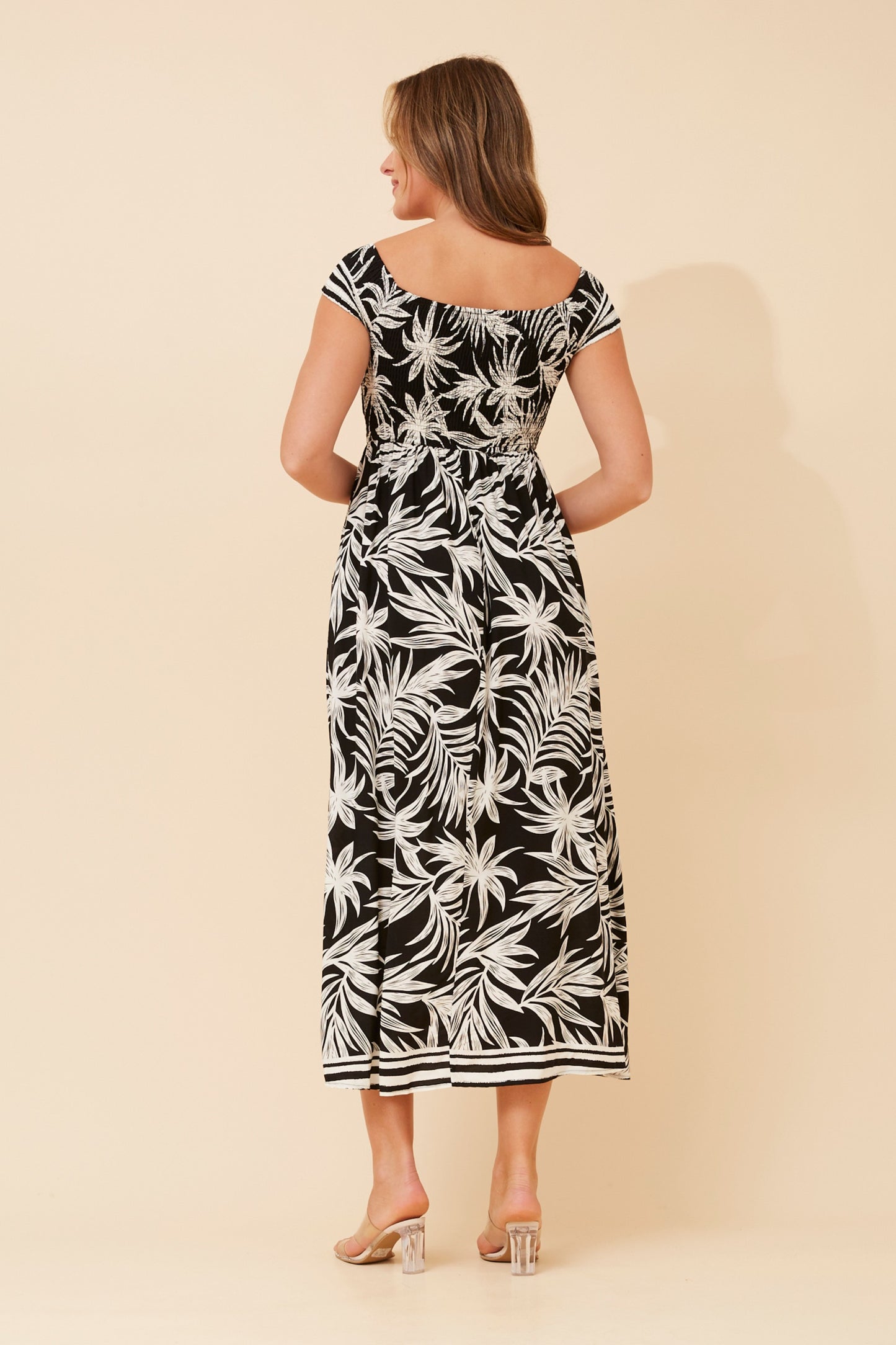 Robin Abstract Print Maxi Dress D523615