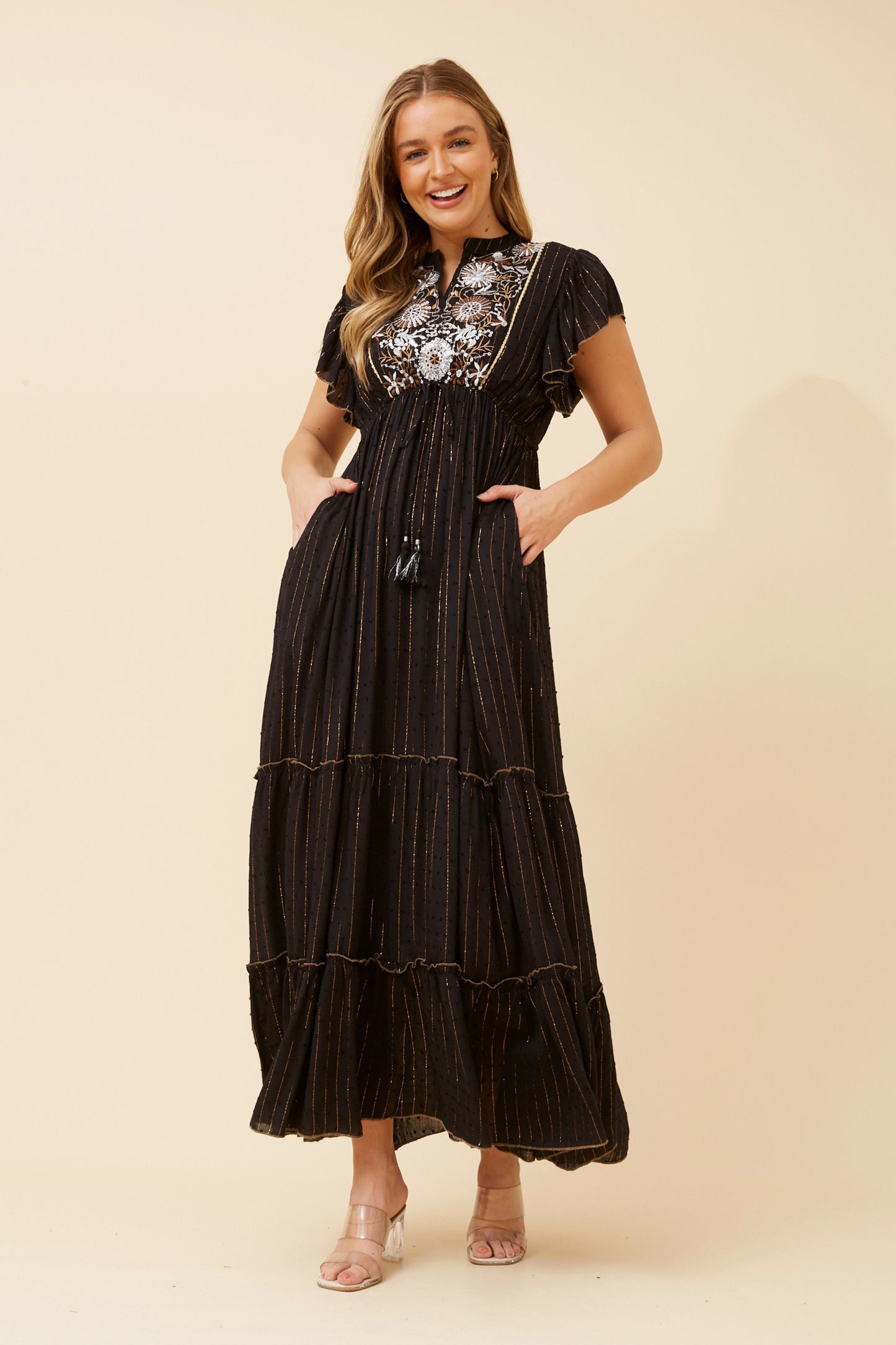 Reya Boho Maxi Dress D520541