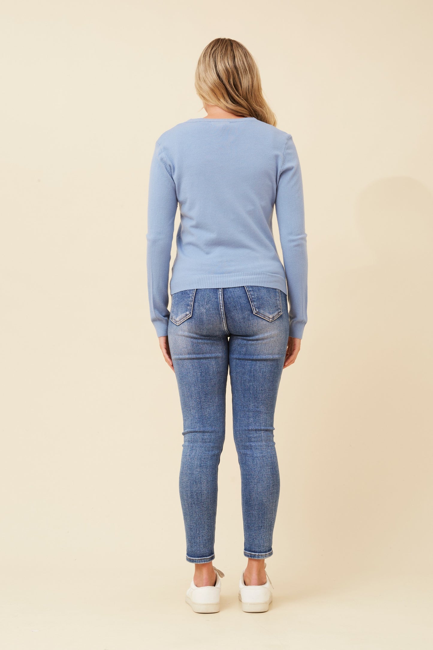 Vance Knit Cardigan KC522511 Blue Jeans