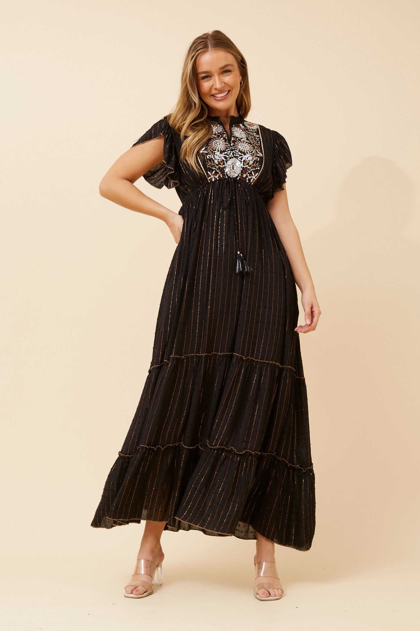 Reya Boho Maxi Dress D520541