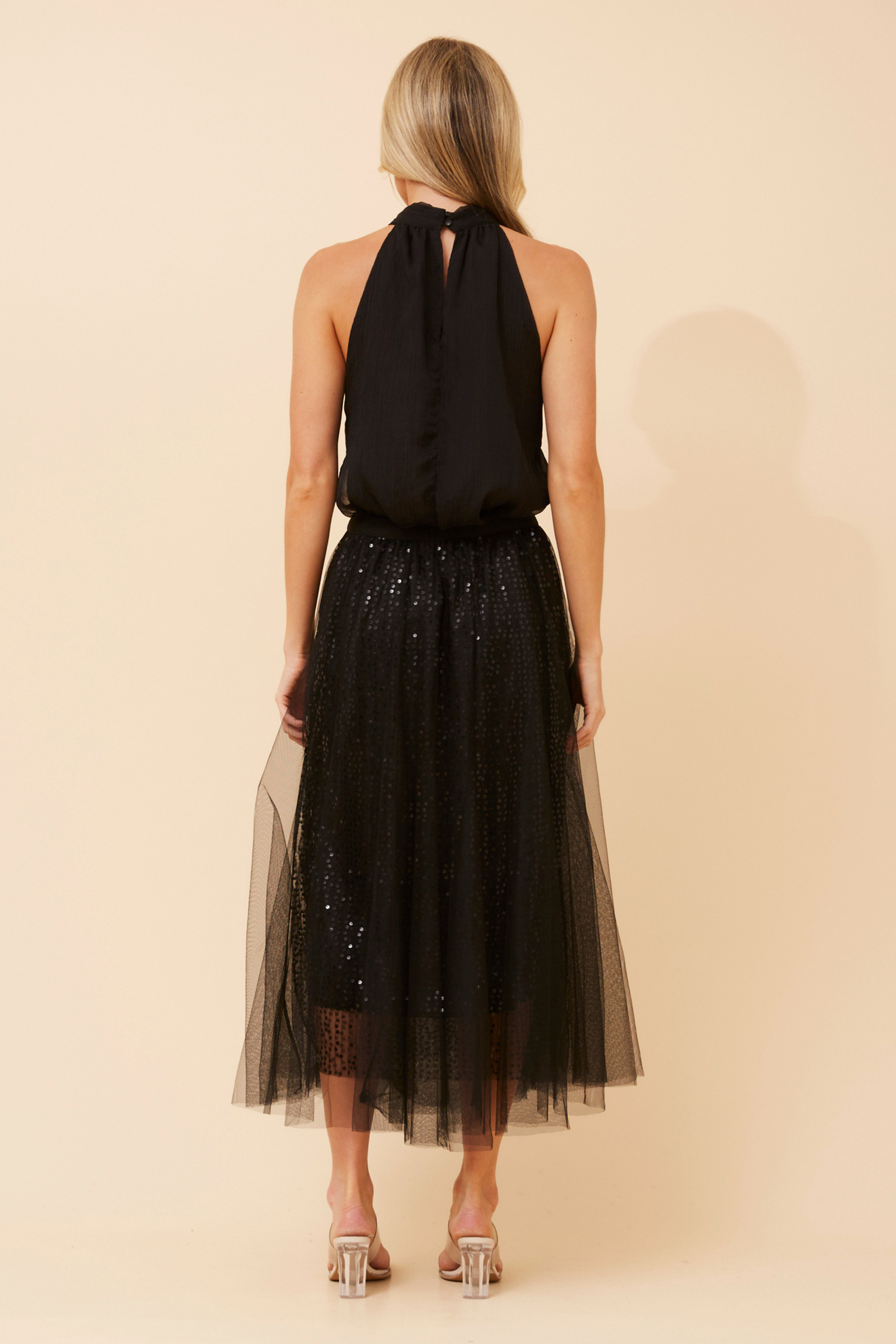 Caroline Mesh Sequin Skirt S175207
