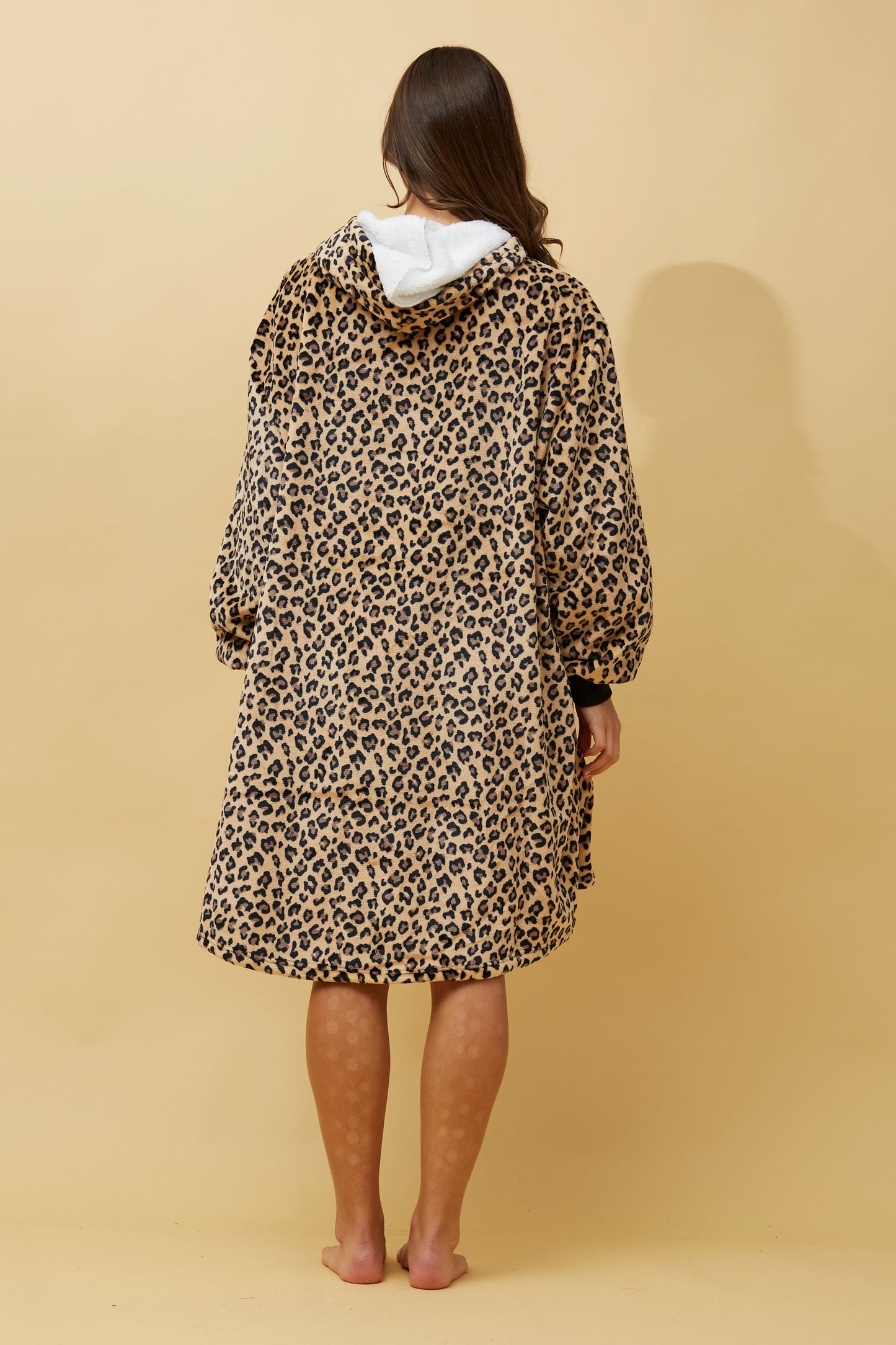 Animal Print Blanket Hoody