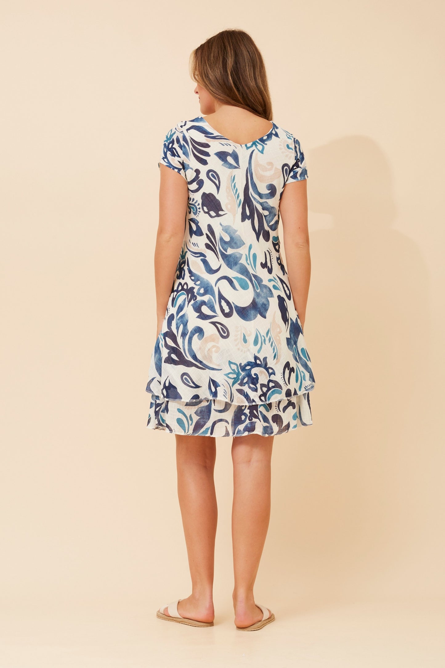 Maddie Double Layer Floral Dress D523111