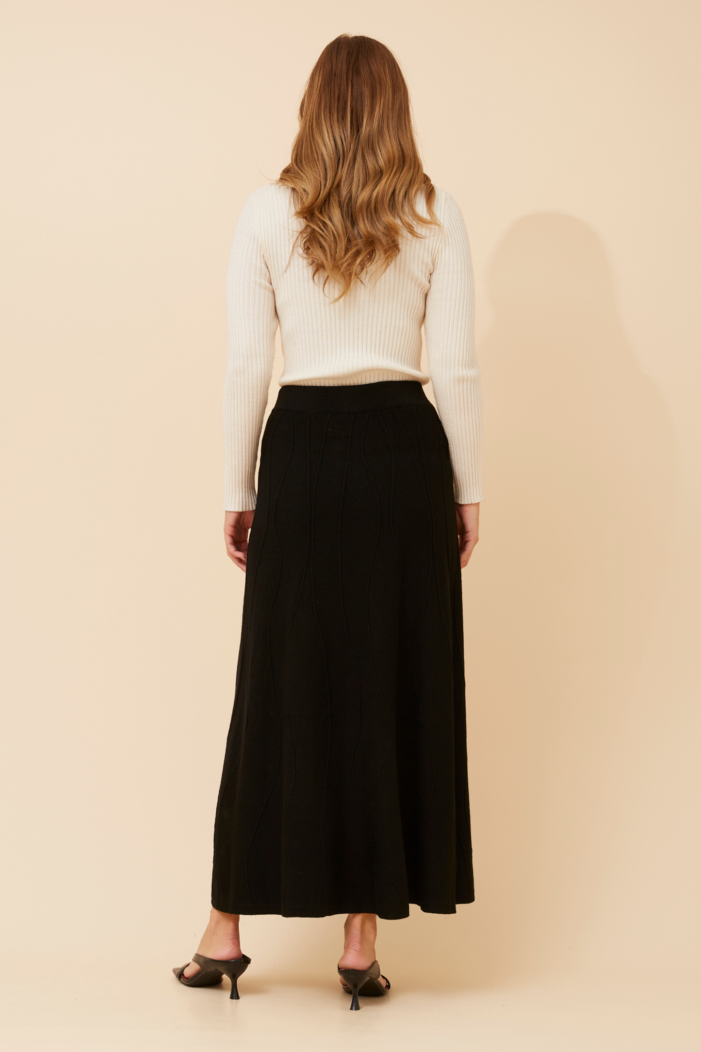 Bray Knitted Skirt KS525909 Black