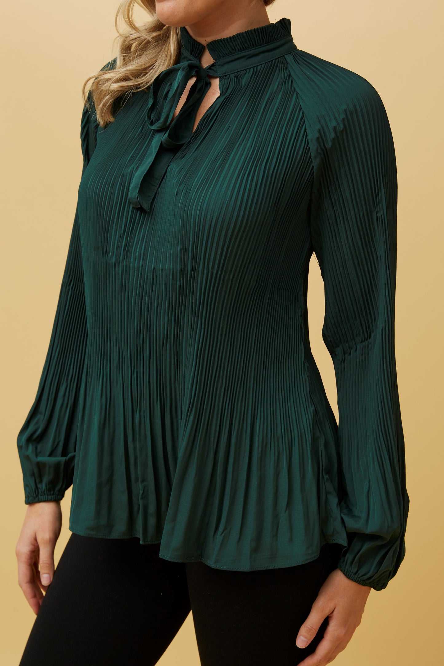 Nia Pleat Detail Blouse T509108