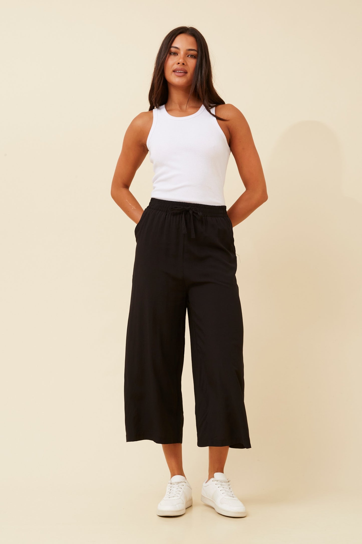 Ziggy Culotte Pants P524486 Black