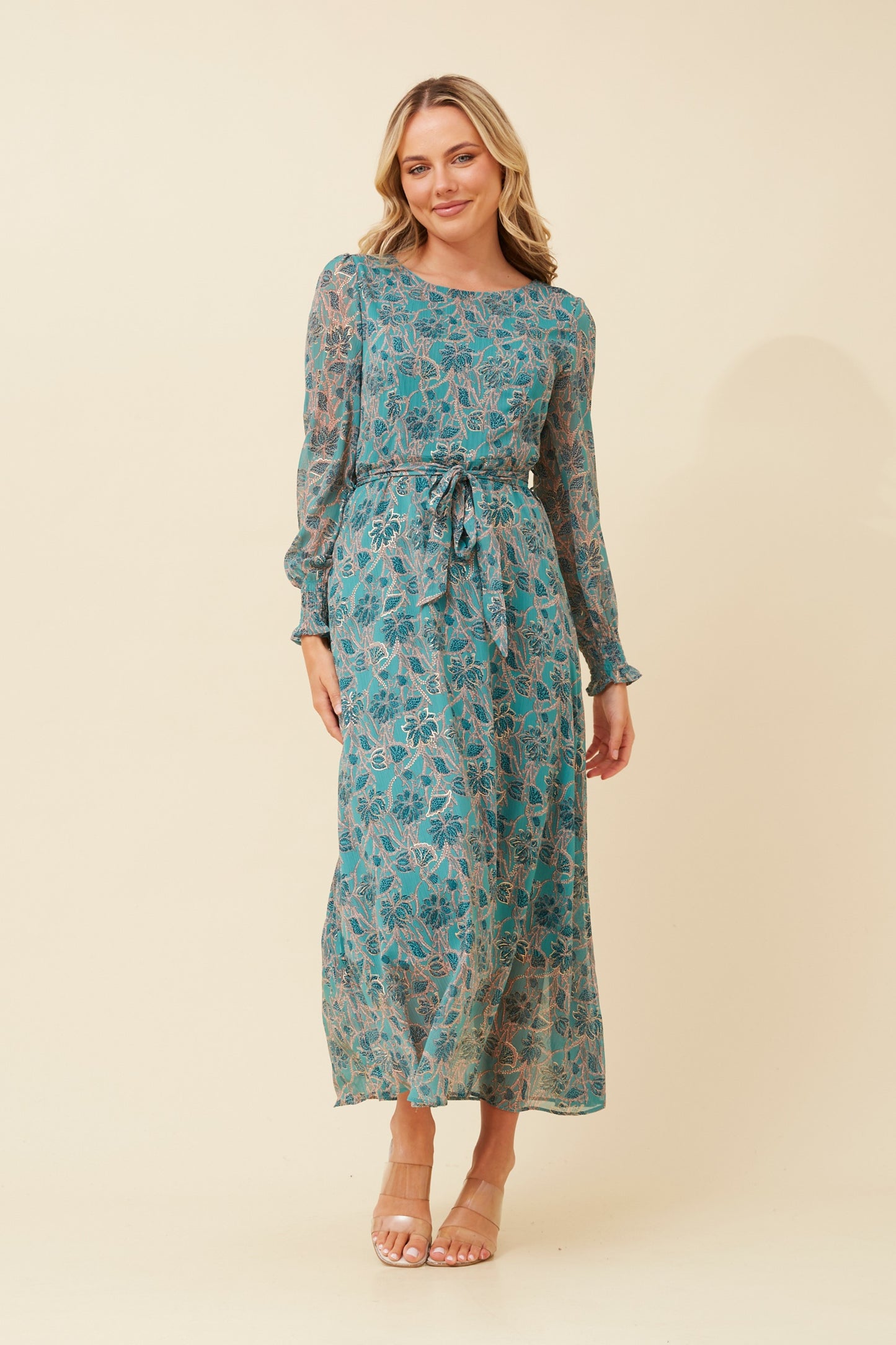 Joy Printed Maxi Dress