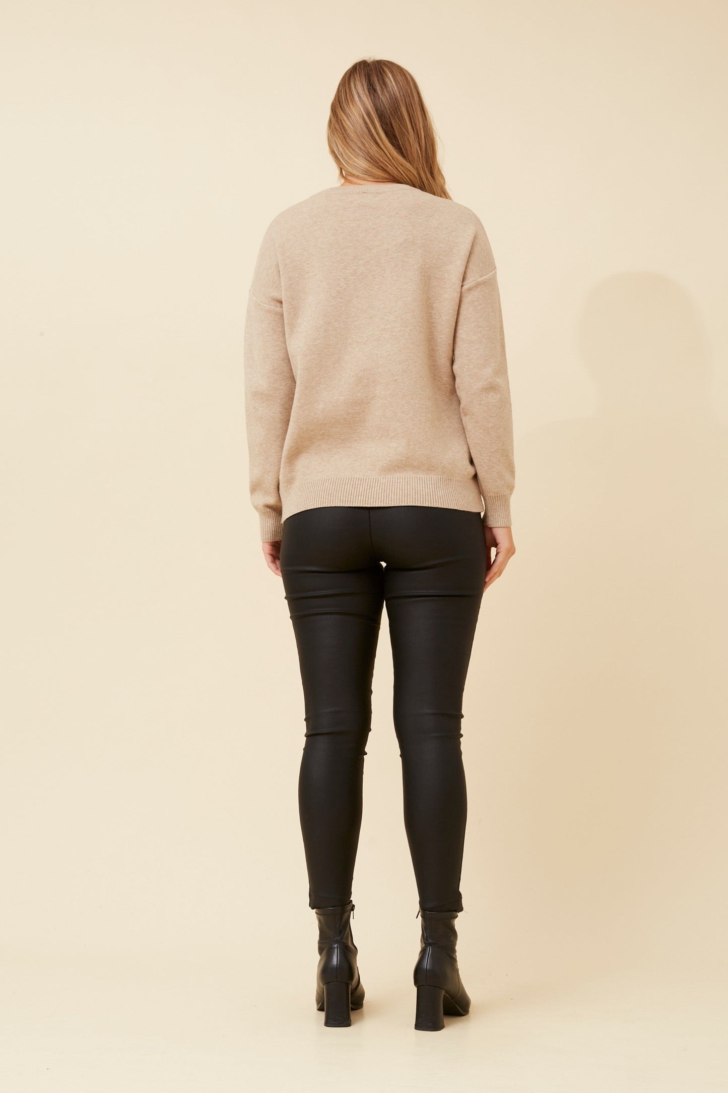 Ashley Bow Knit KP522493 Beige