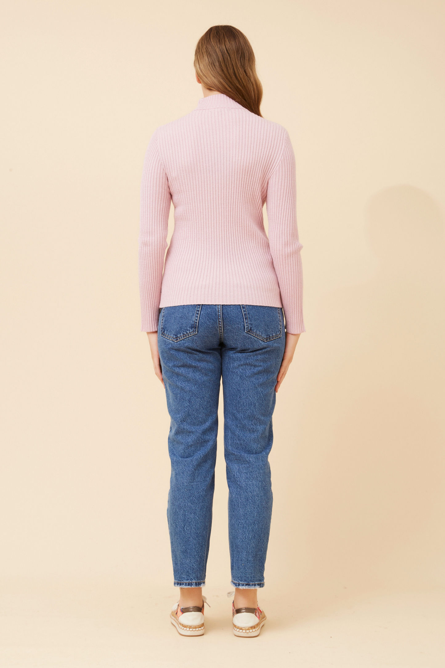 Alba Knit Jumper KP508787 Petal Pink