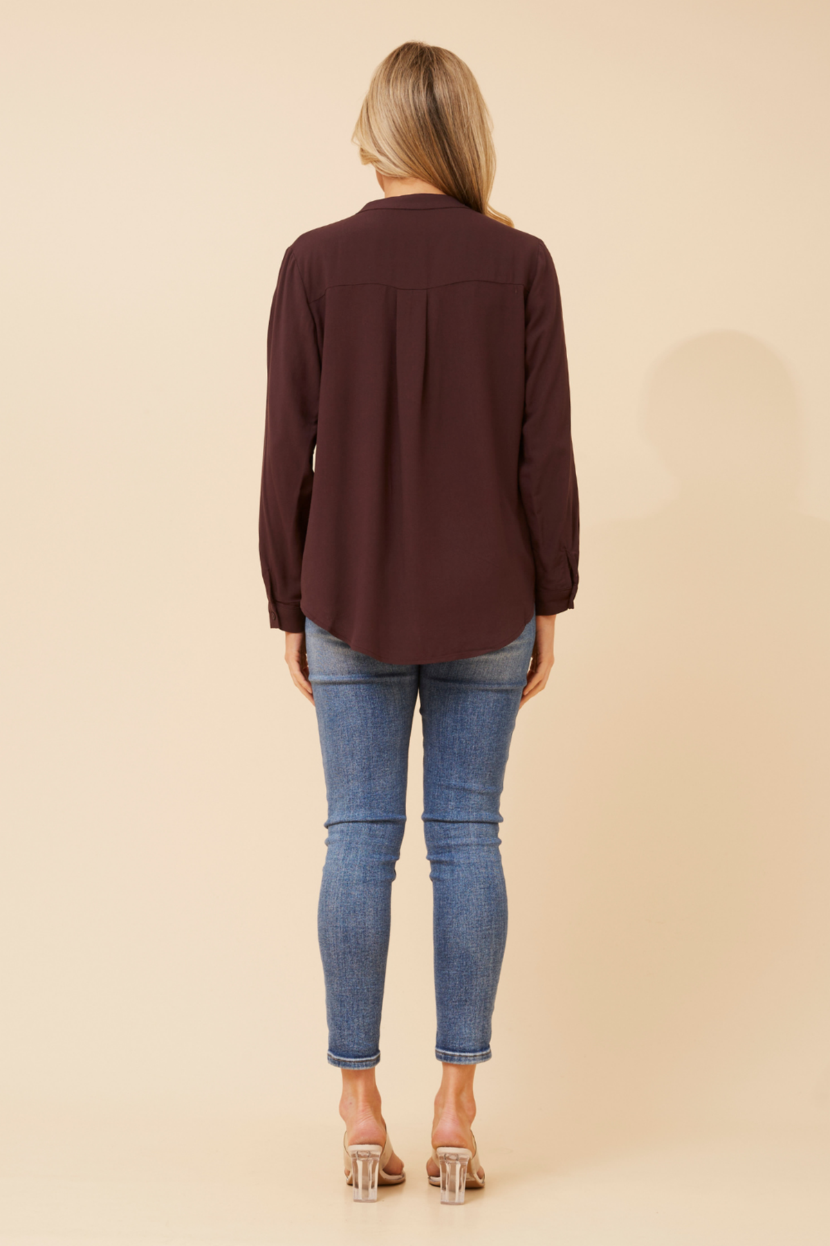 Eboni Shirt Blouse T526426 Chocolate