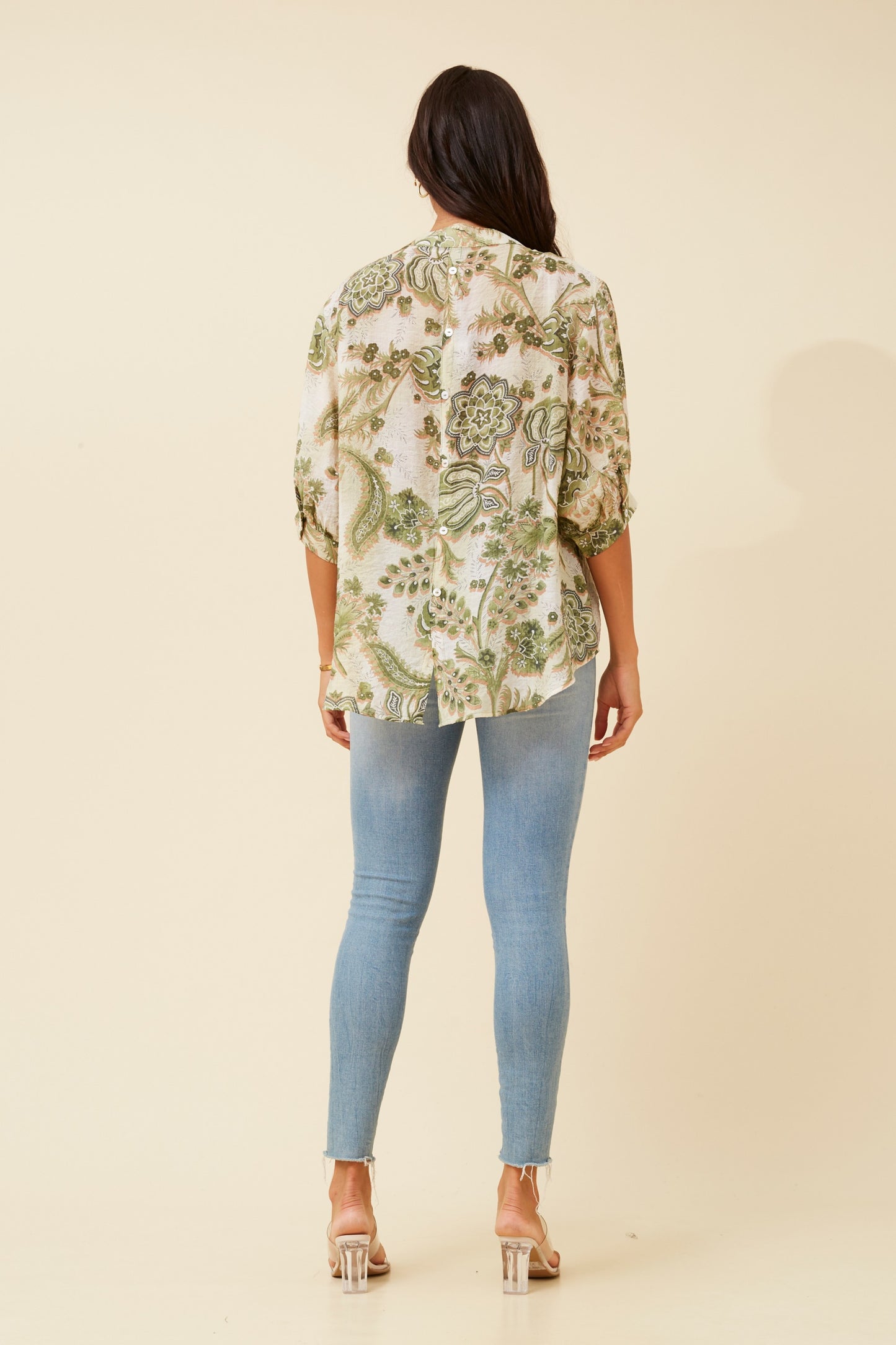 Rosa Floral Print Shirt- T523074