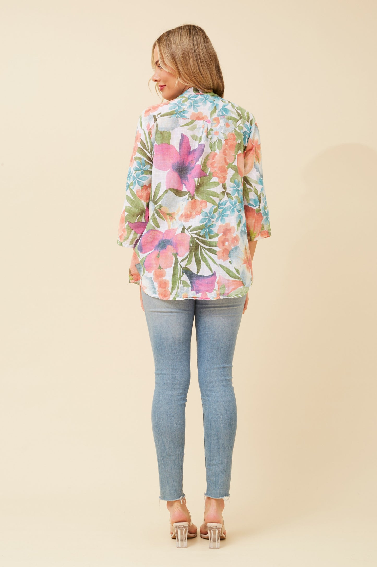 Zana Italian Floral Top T520034