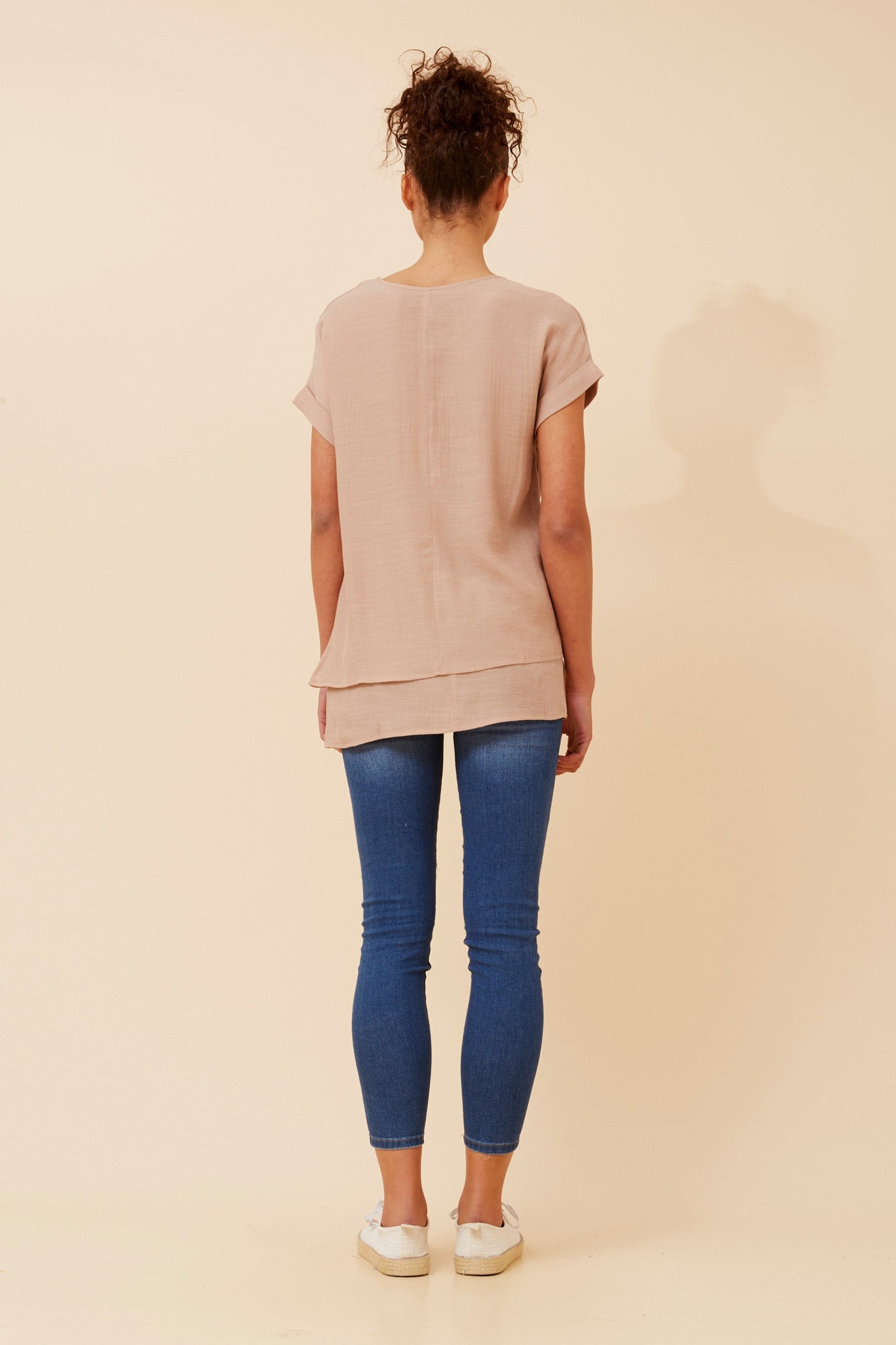 Soraya Double Layer Top T523077 Taupe