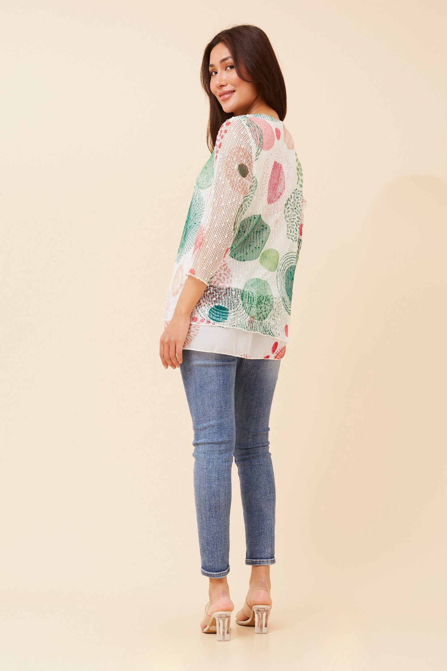 Kai Double Layer Top - Green T521201