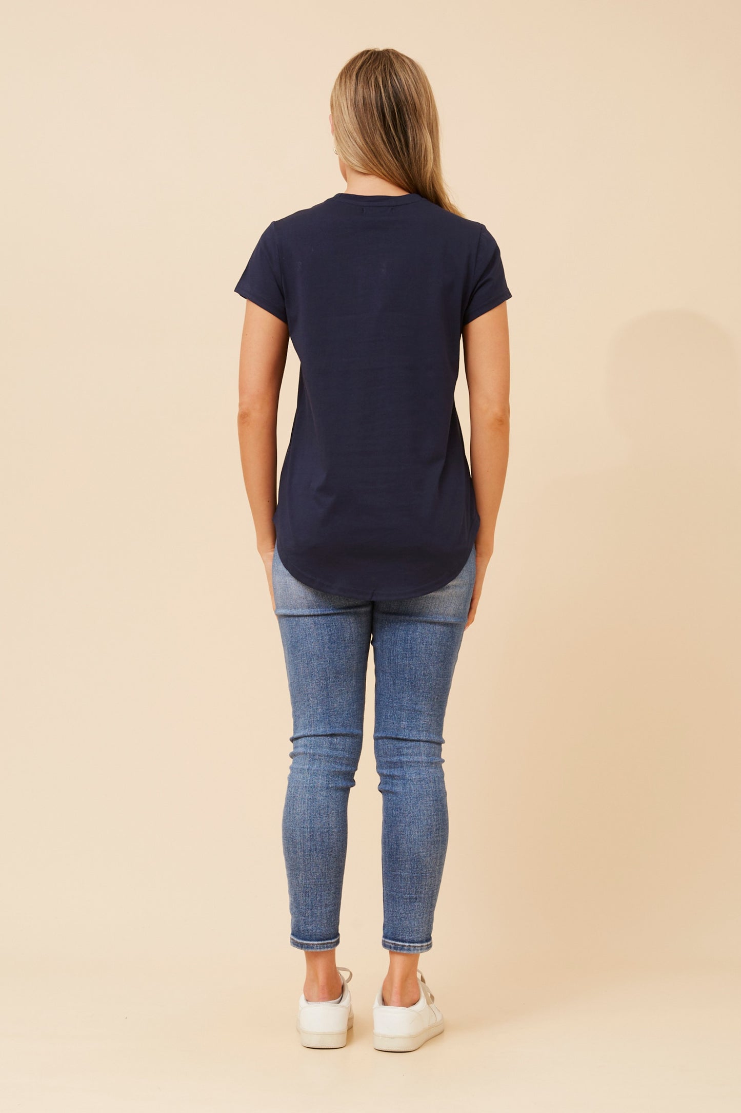 Dolce Graphic T-Shirt T522978 Navy