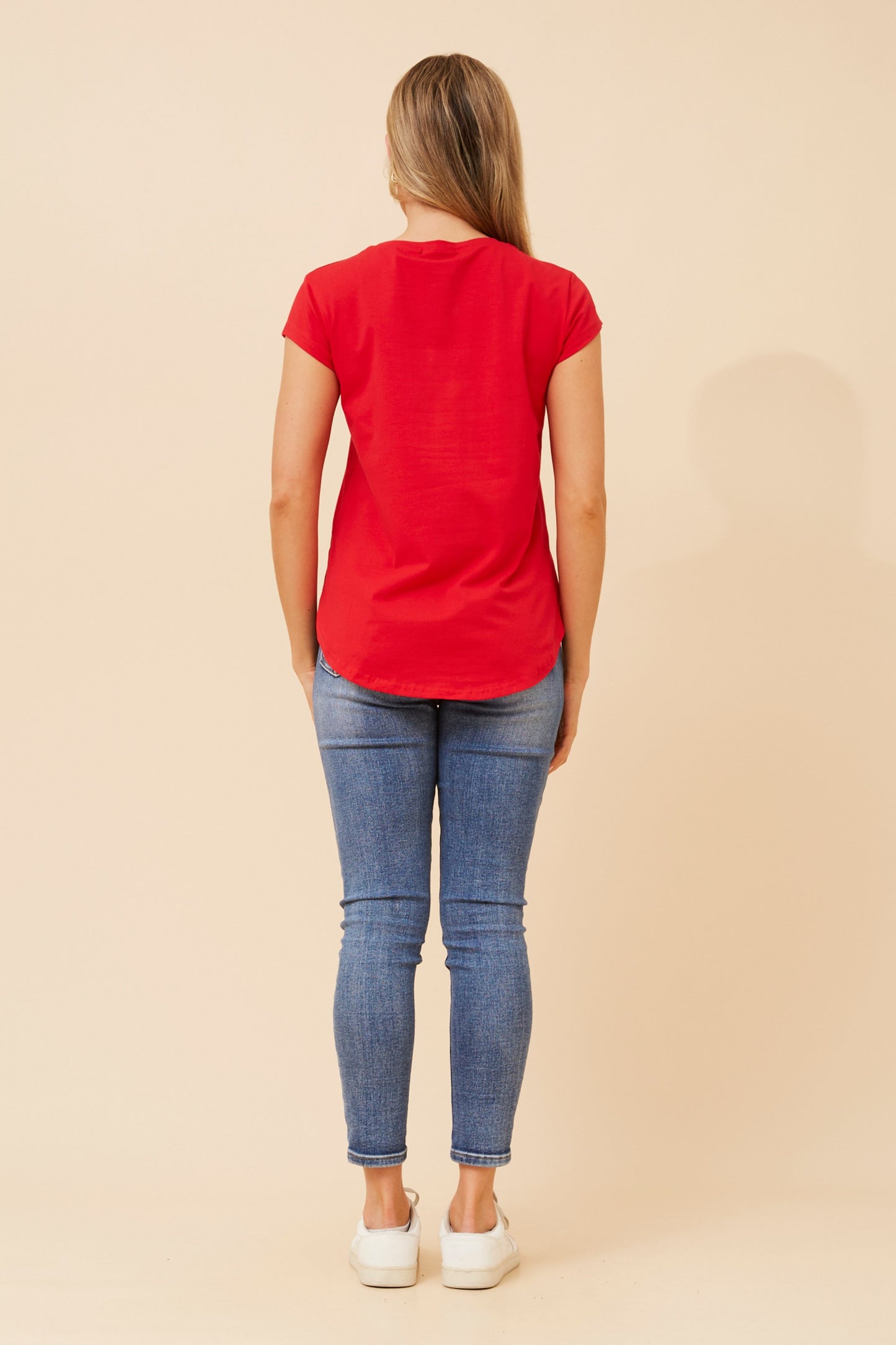 Coco Embellishment T-Shirt - T523330 Red