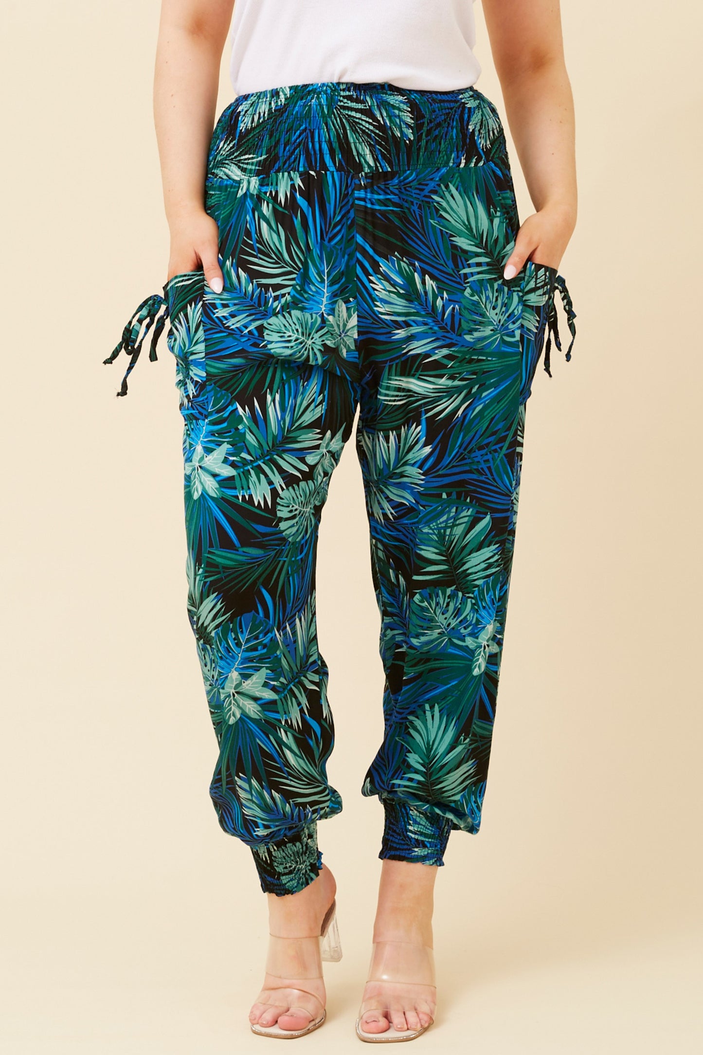 Floral Printed Harem Pants - P519591