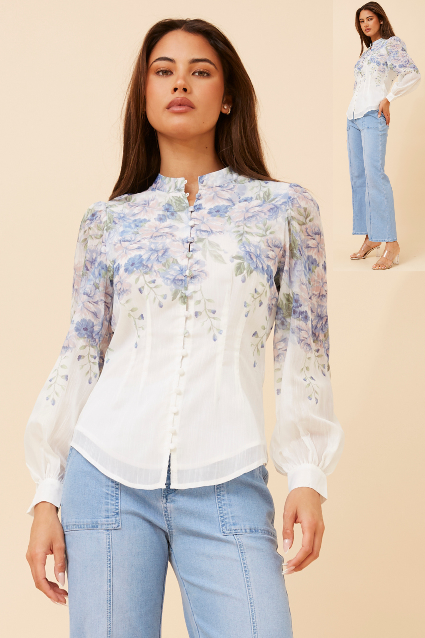 Rory Floral Blouse T523969