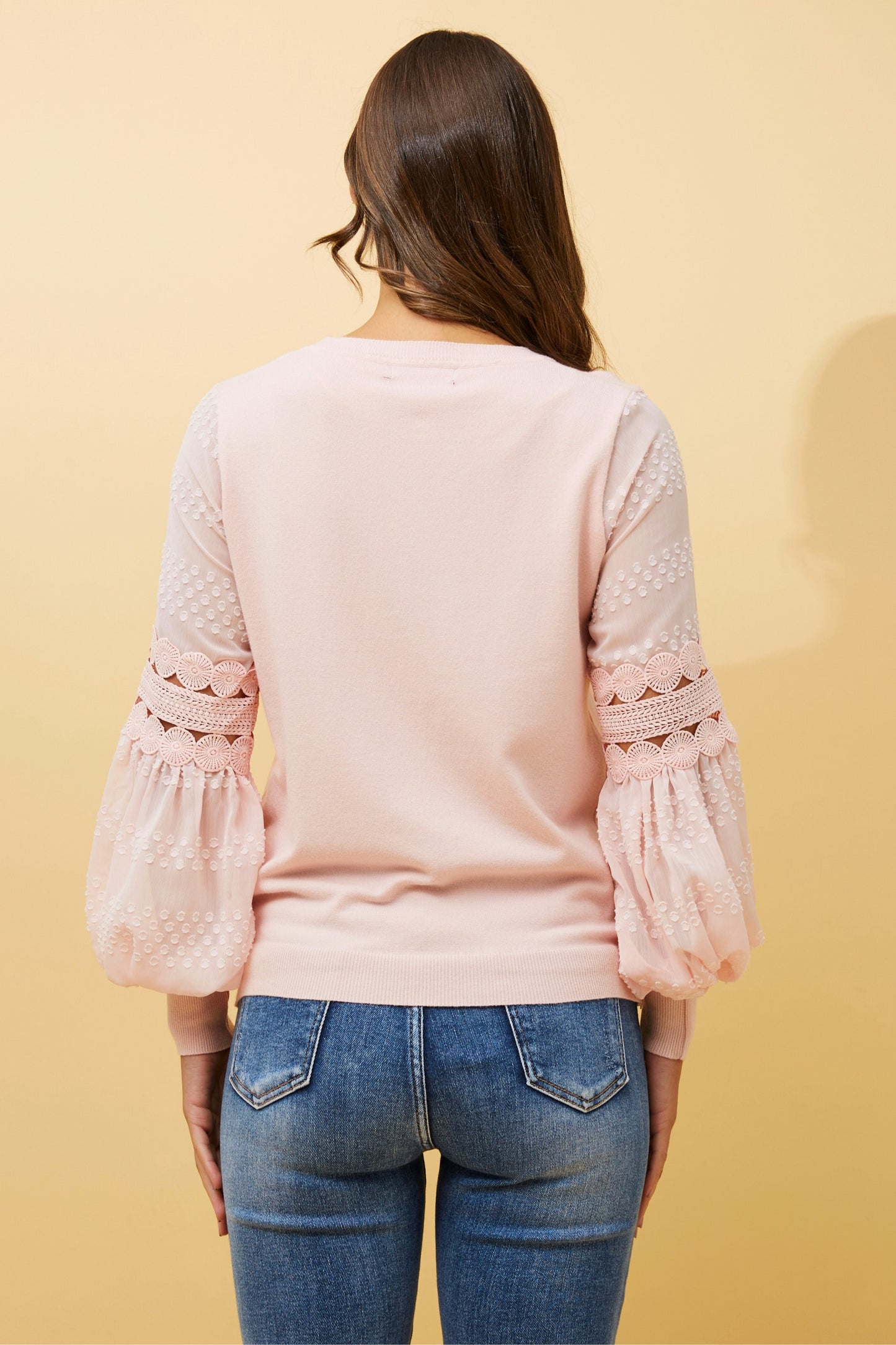 Kadie Knit Jumper -Blush KP515969