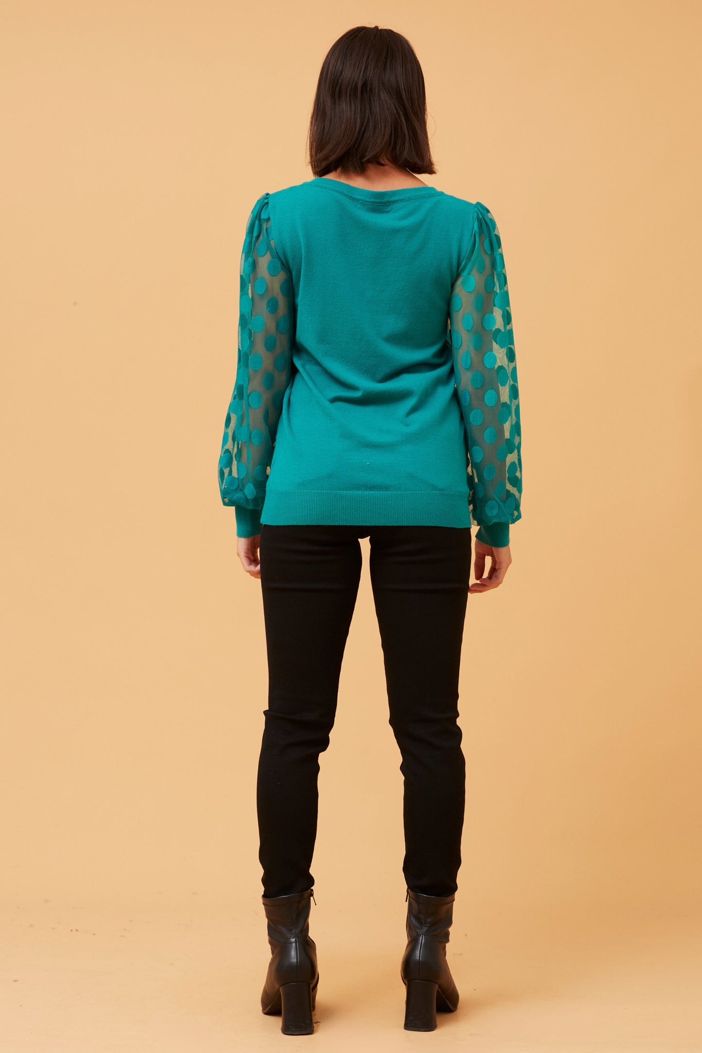 Sere V neckline Knit KP515500 Jade