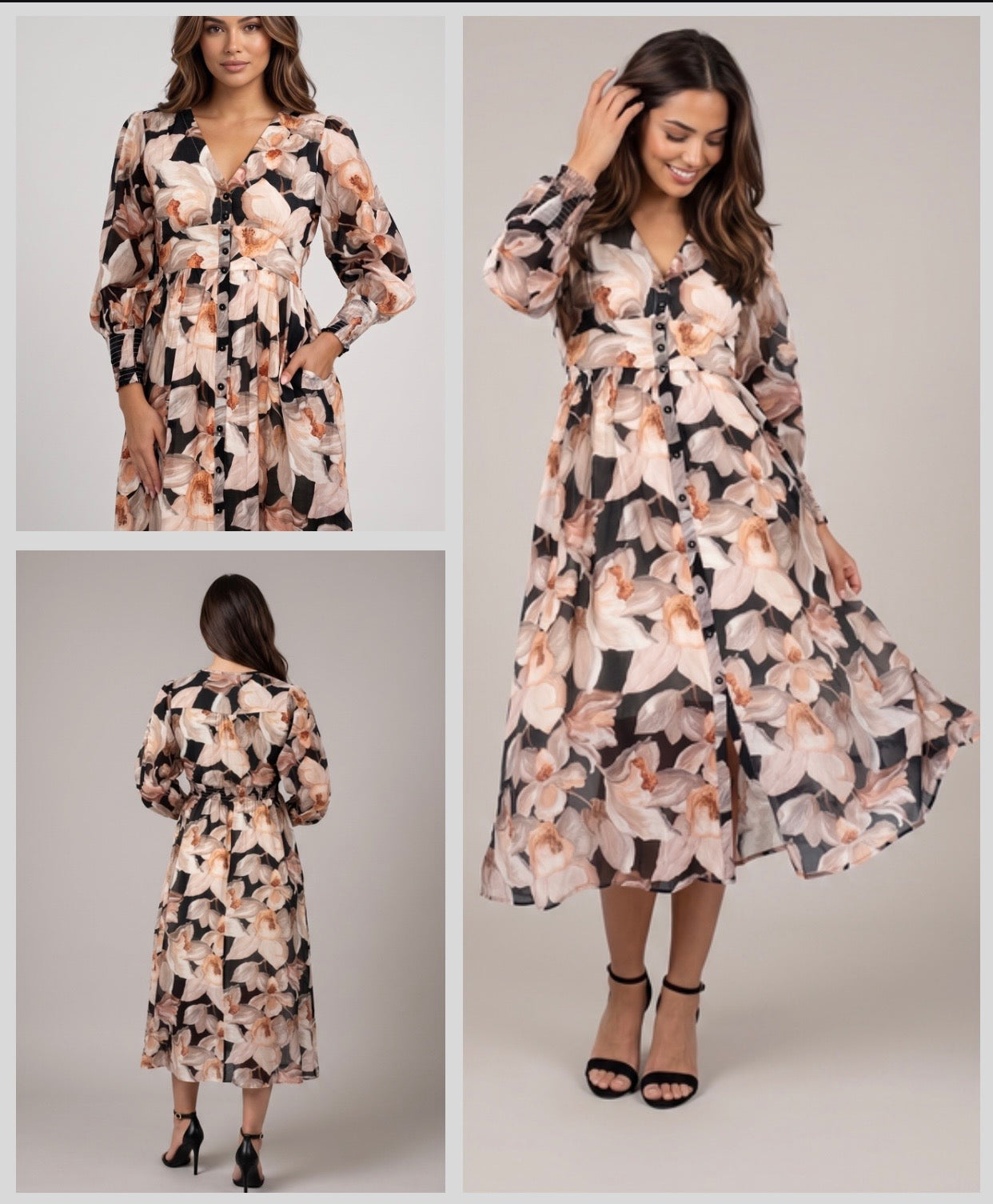 Shayla Party Midi Dress D9009-6H