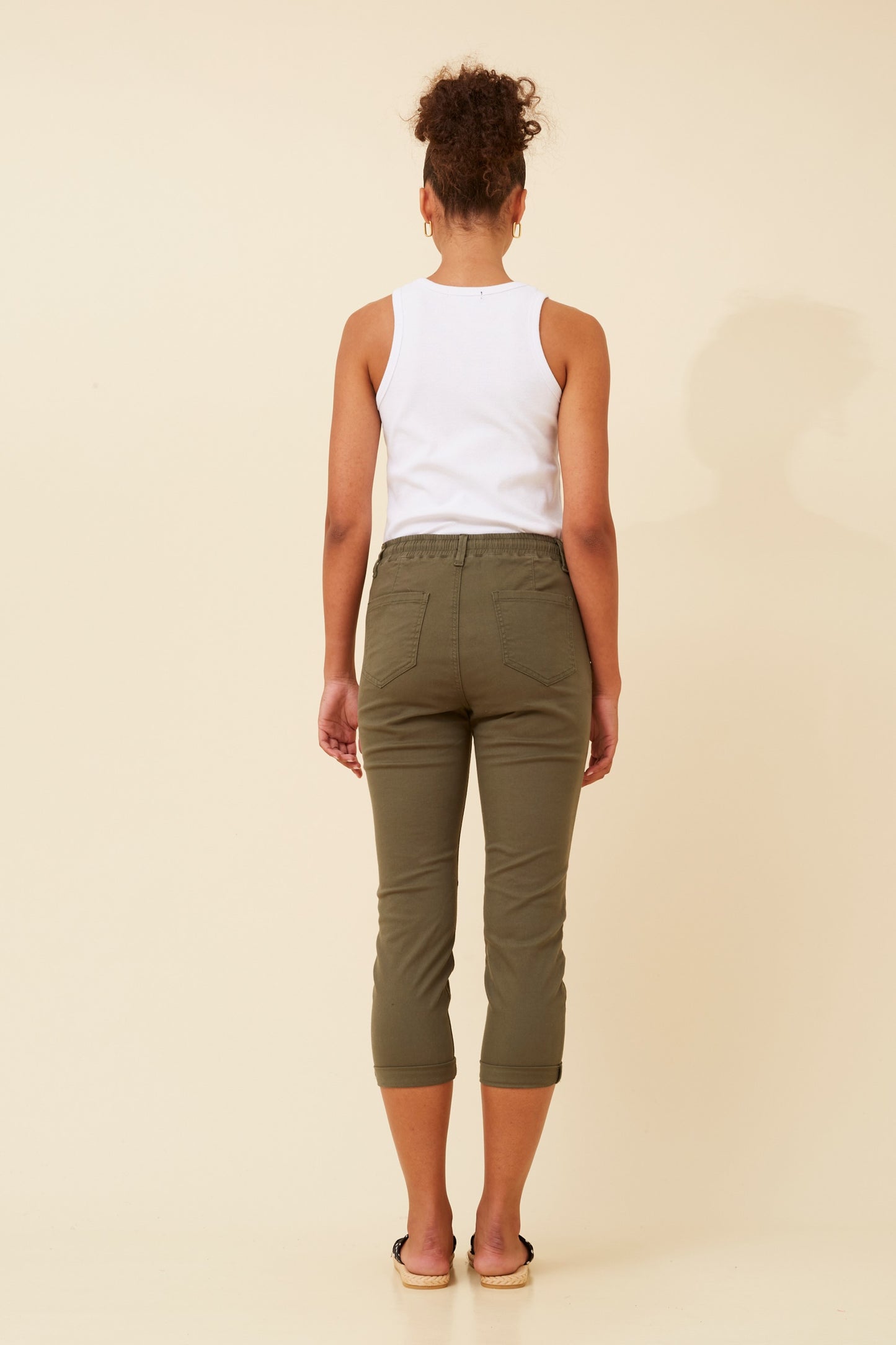 Solid Joggers Pant - Khaki P510293