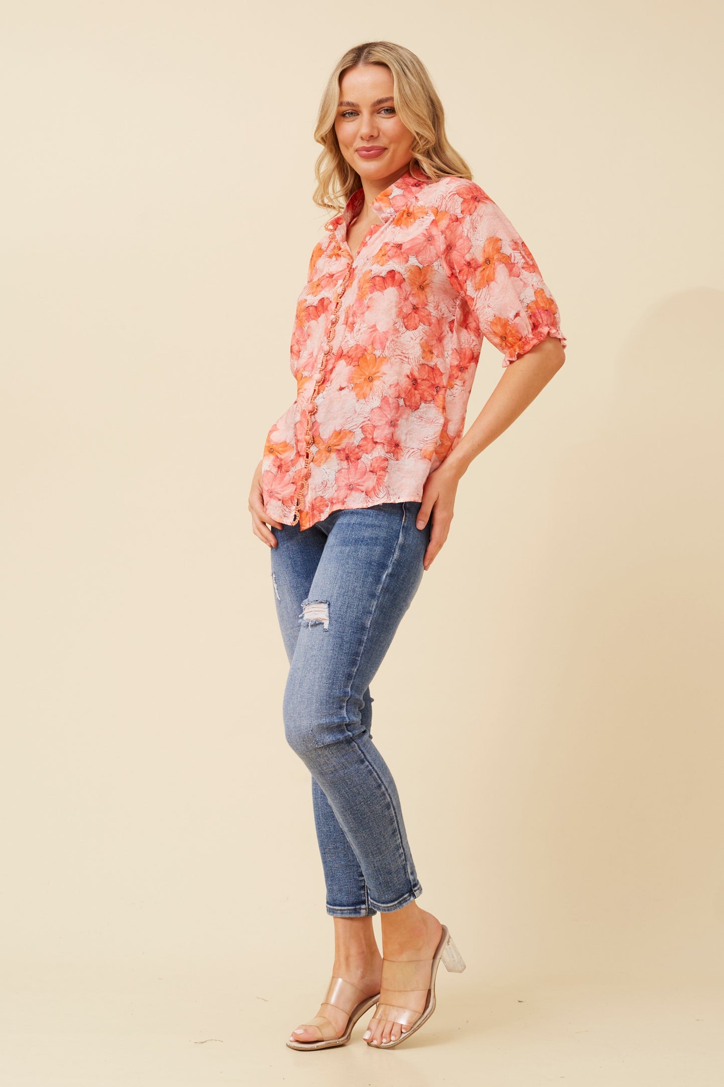 Shalia Floral Print Blouse T520087