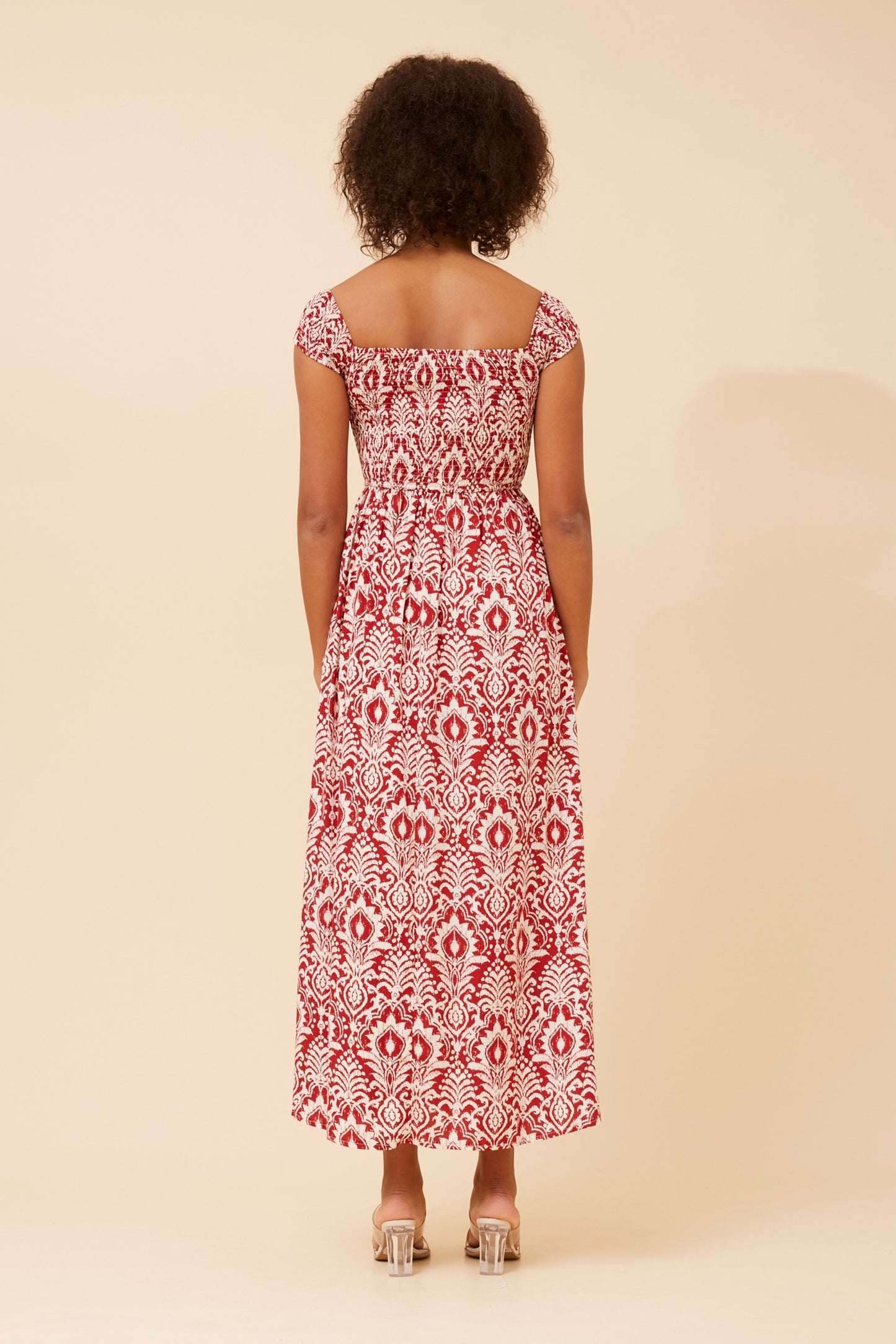 Robin Abstract Print Maxi Dress D523652