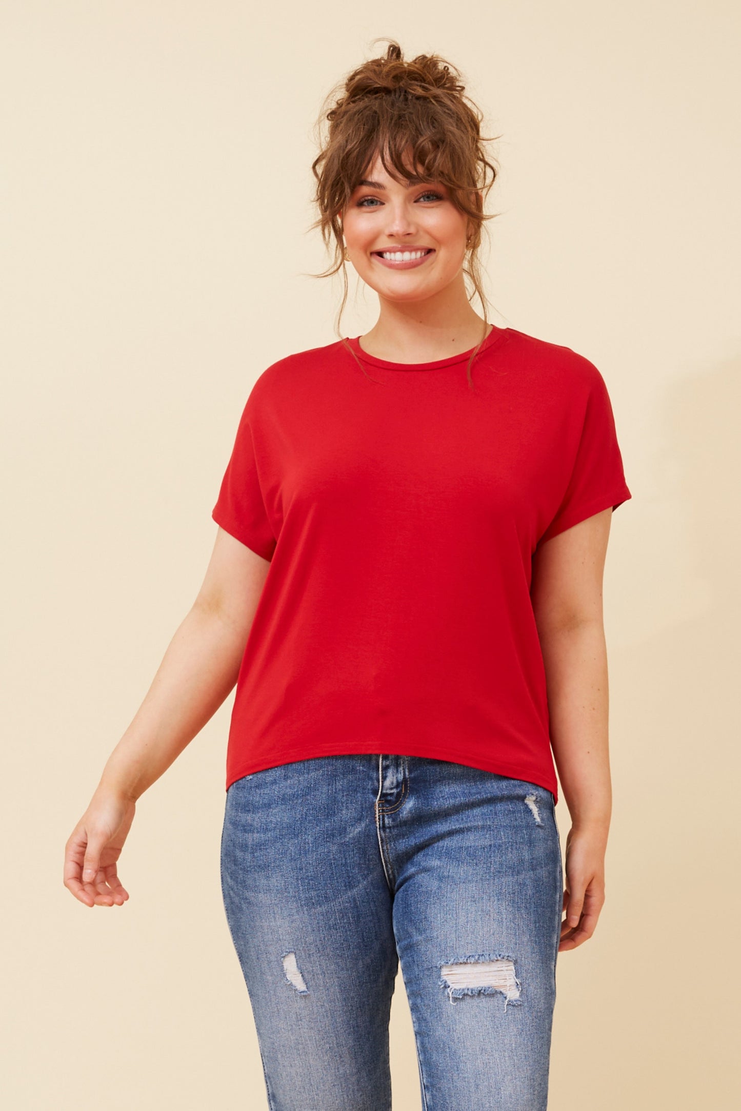 Zara Tee T732200 Rich Red