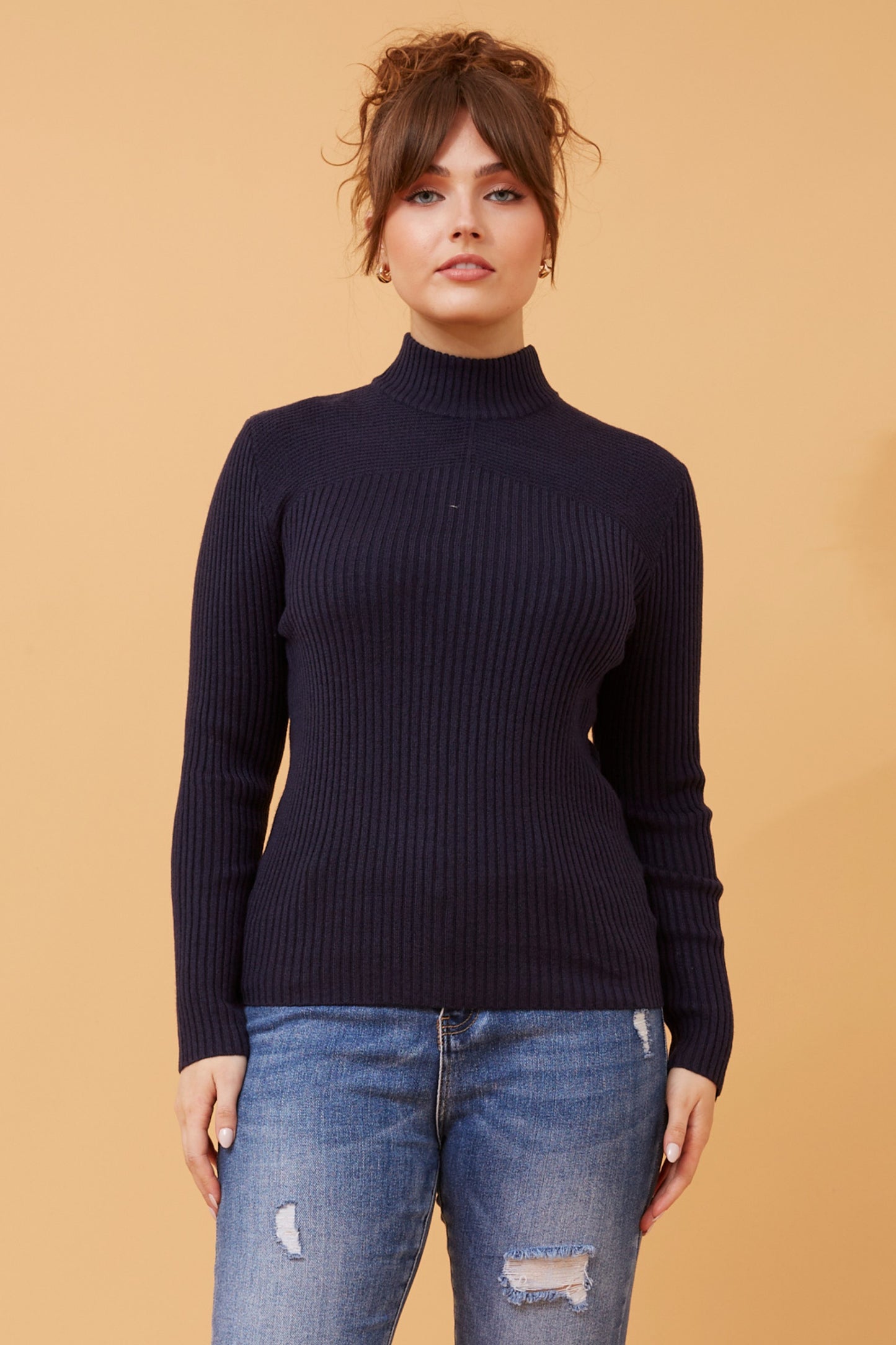 Alba Knit Jumper KP508787 Navy