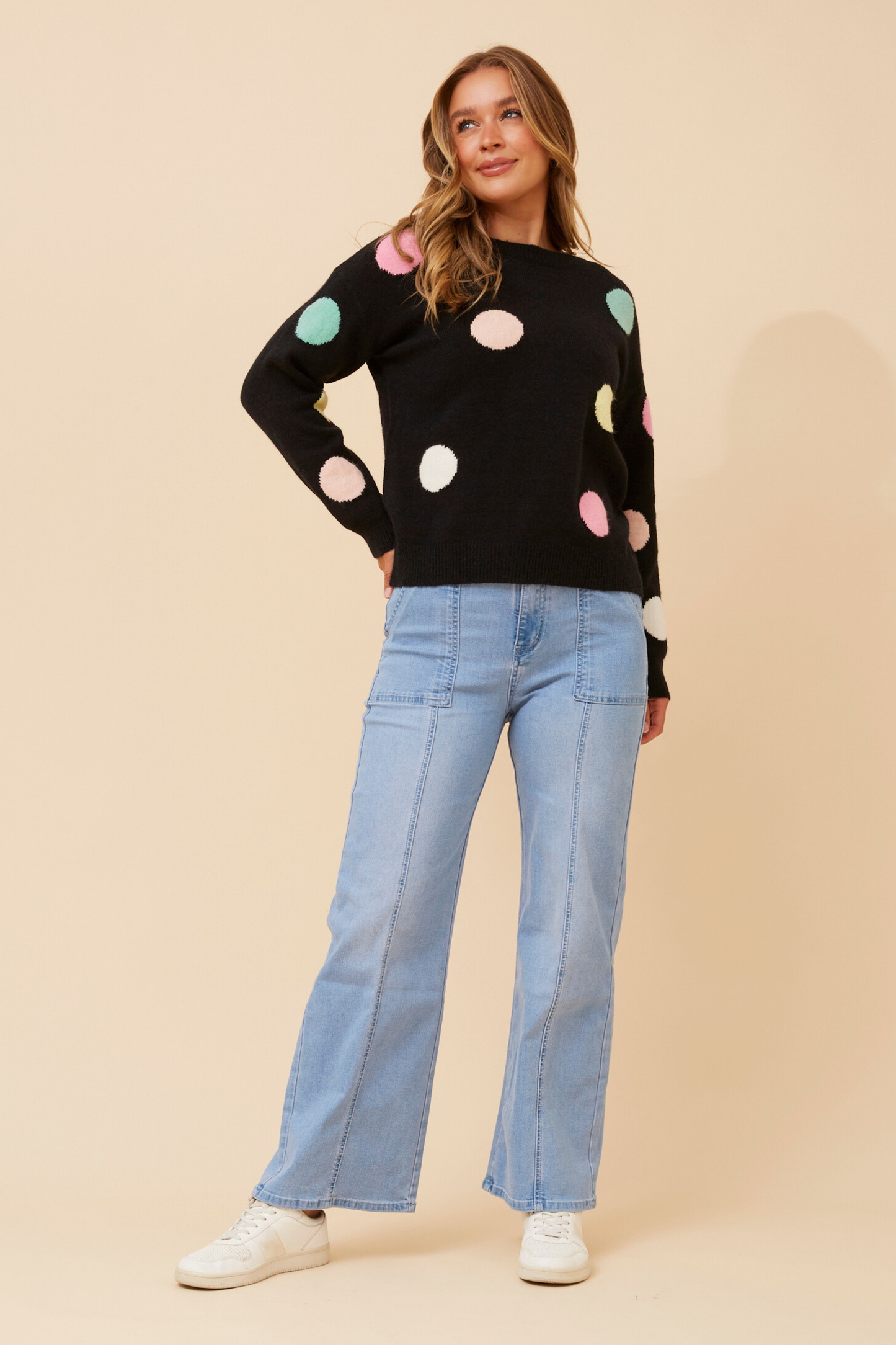 Florance Colourful Polkadot Jumper KP178871